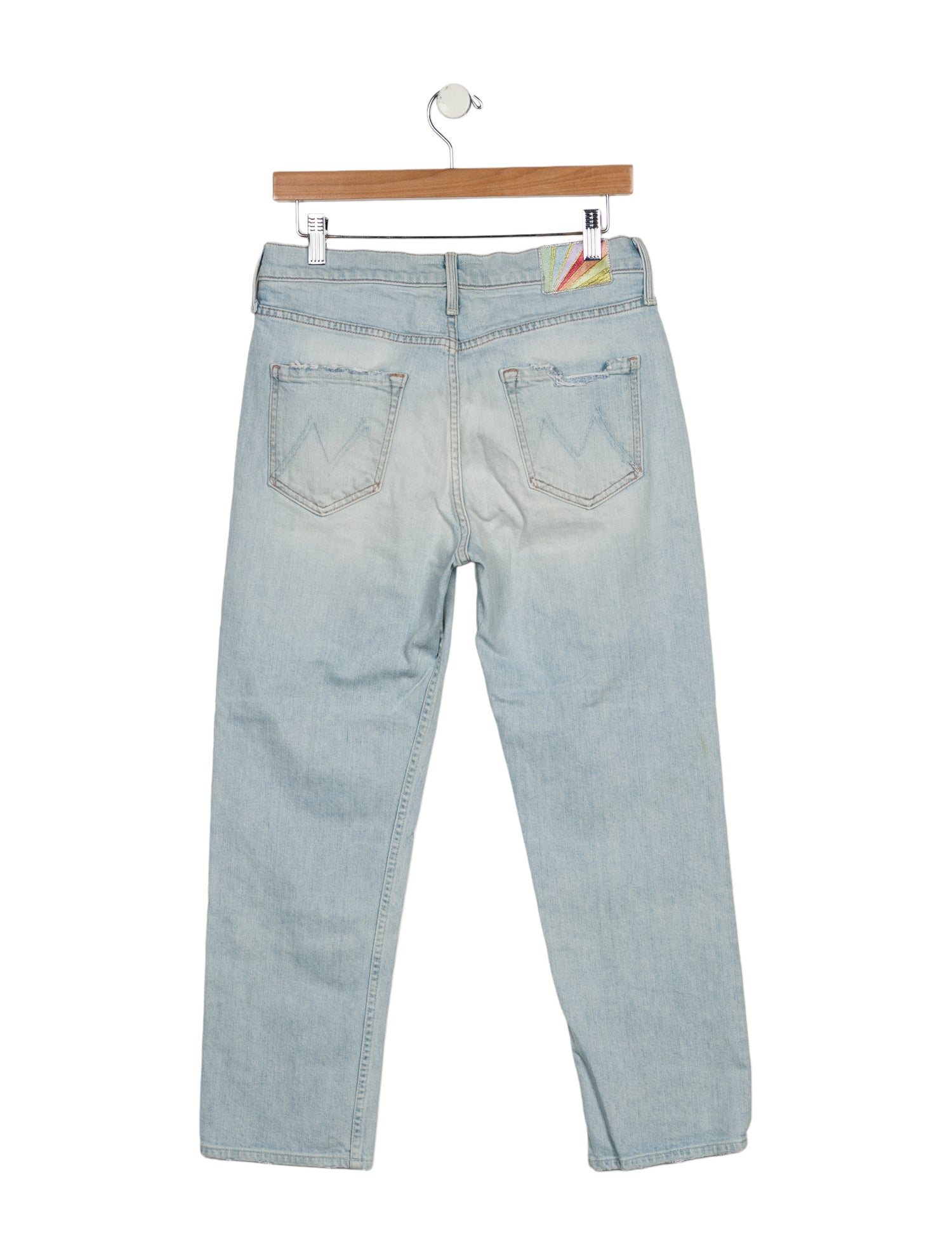 Mother High-Rise Straight Leg Jeans