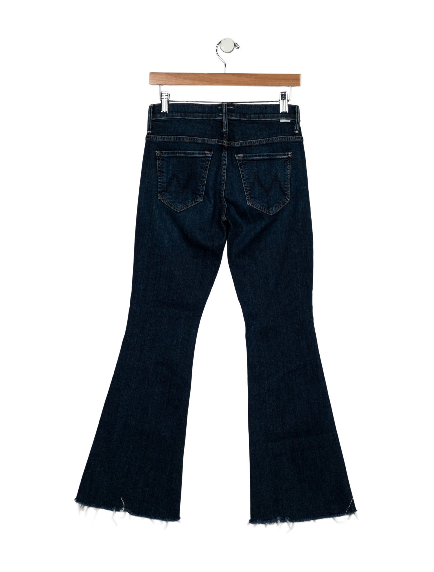 Mother Mid-Rise Wide Leg Jeans