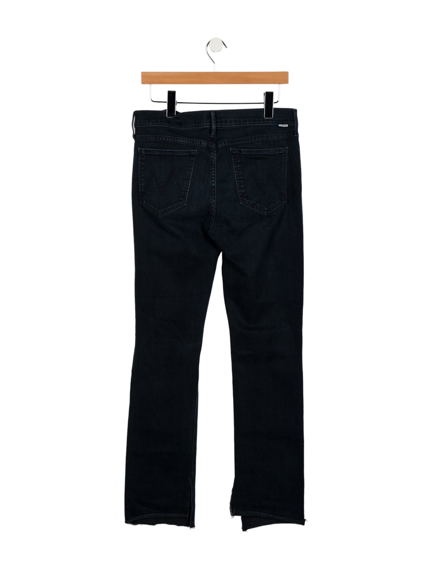 Mother Mid-Rise Straight Leg Jeans