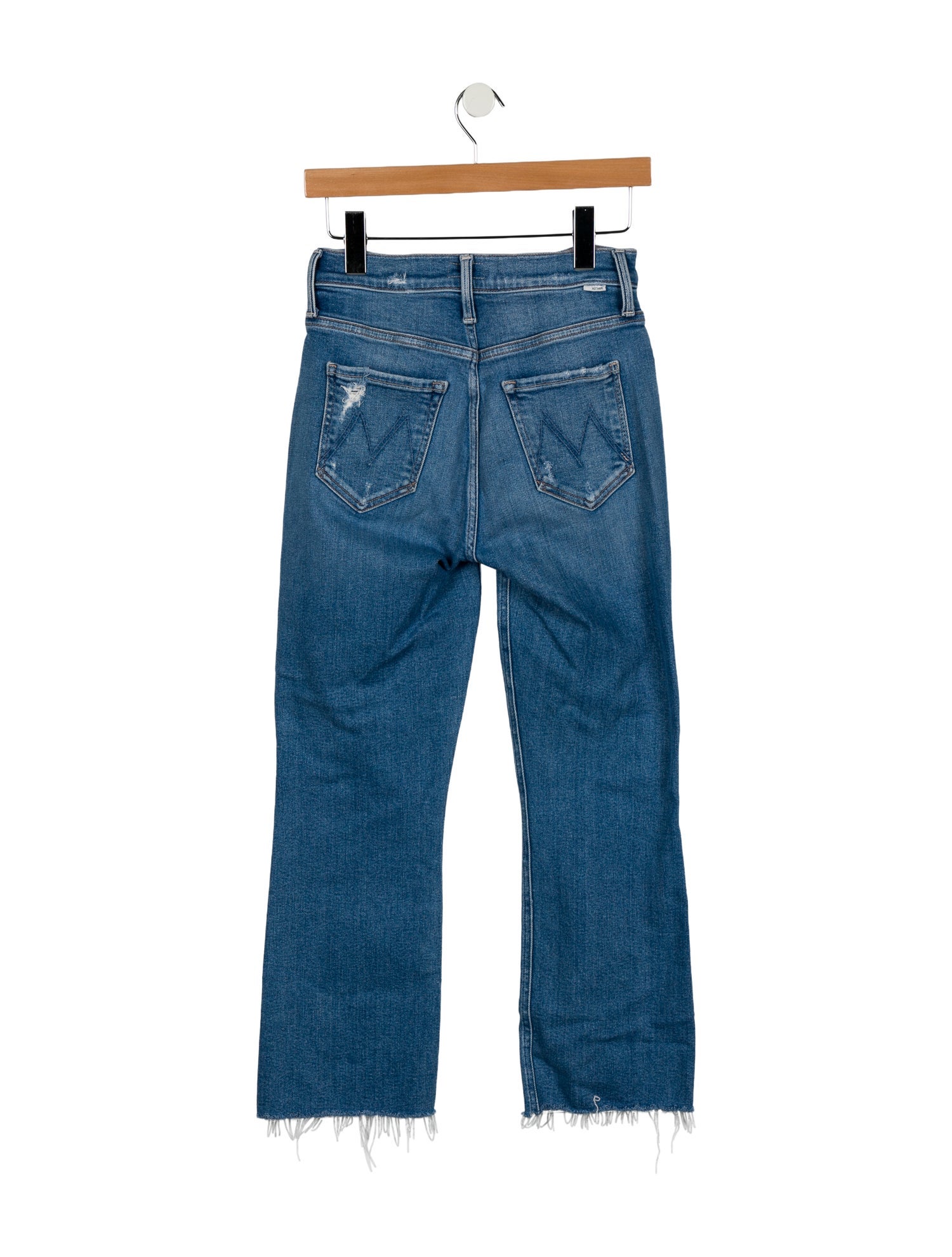 Mother Mid-Rise Straight Leg Jeans