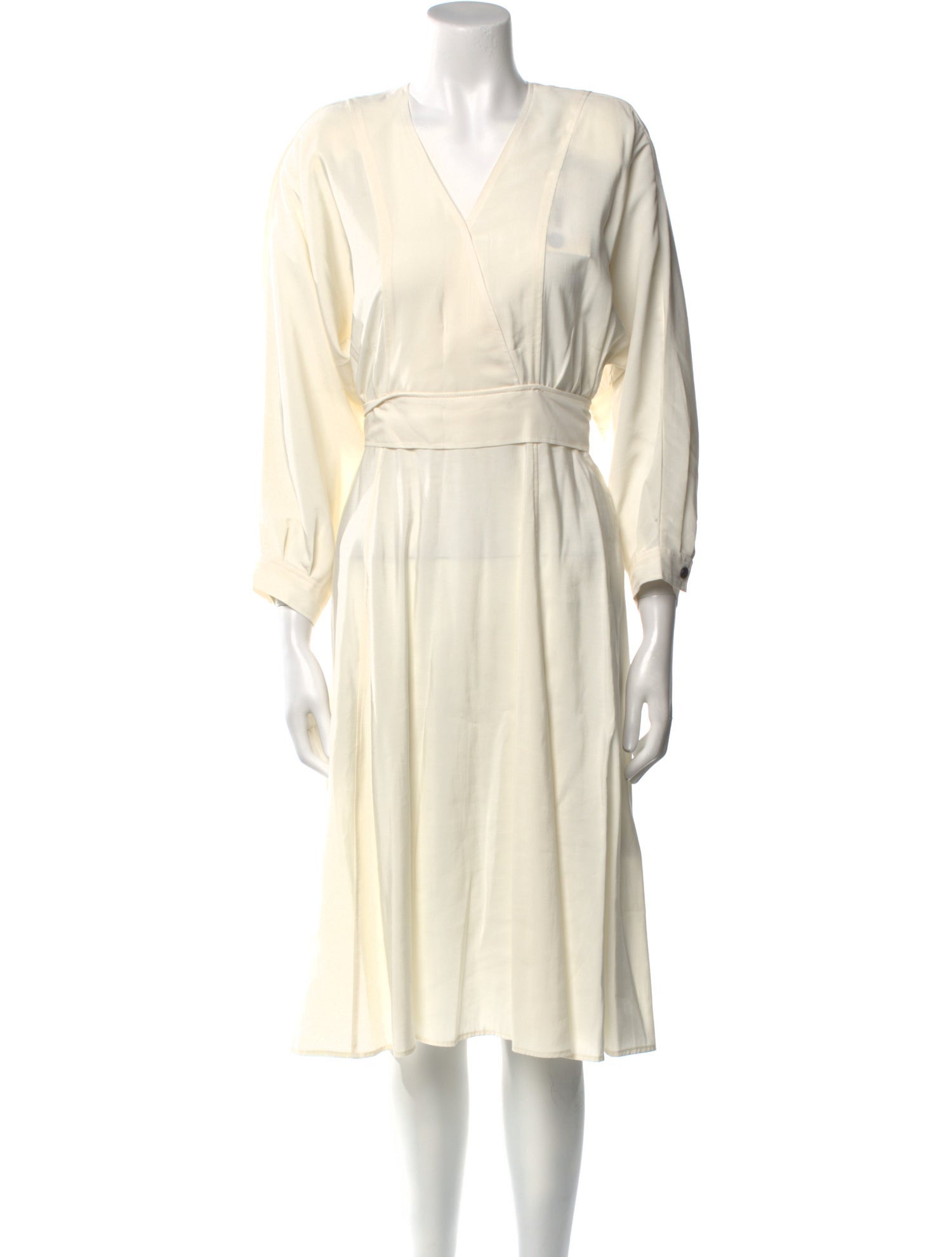 BA&SH V-Neck Midi Length Dress w/ Tags