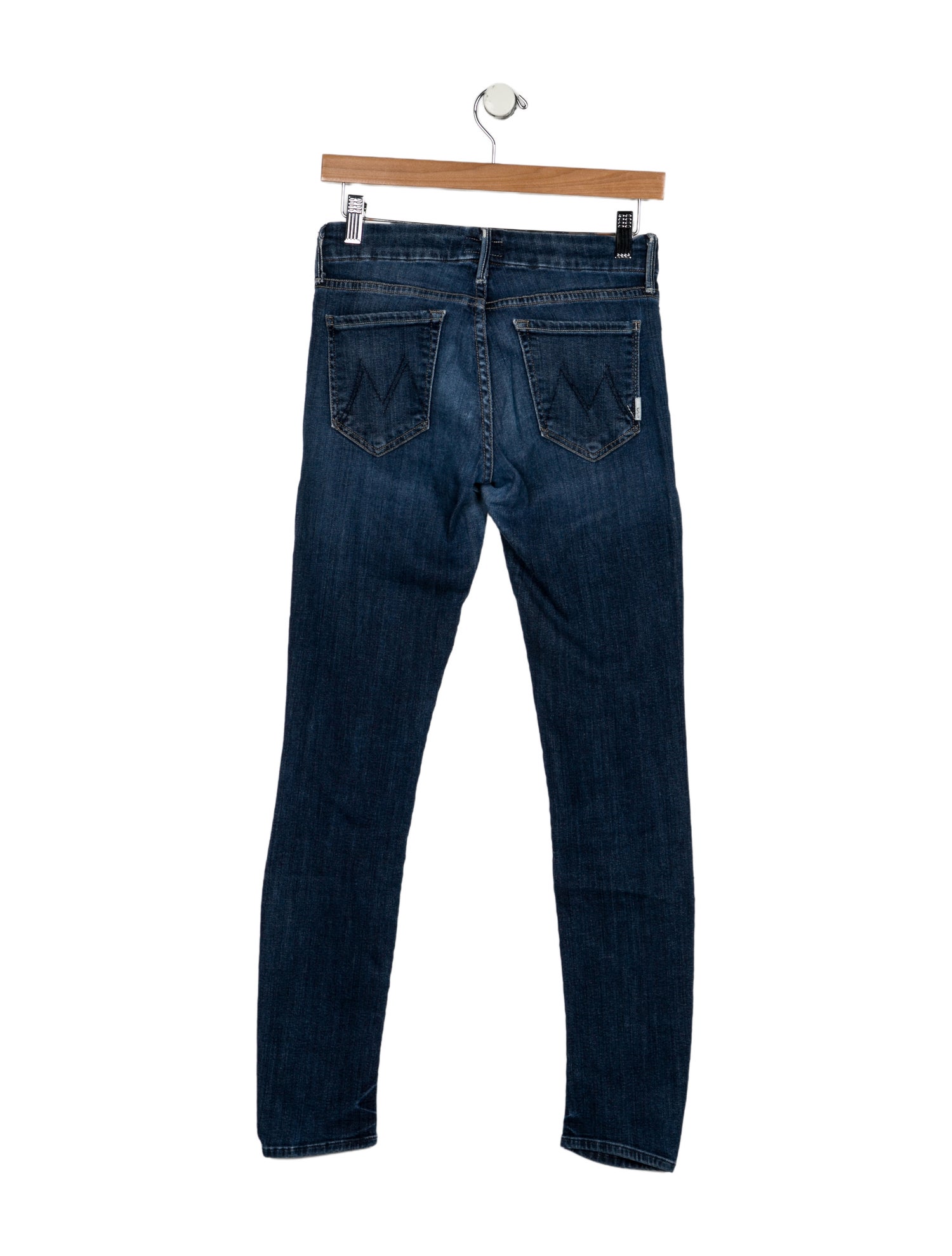 Mother Mid-Rise Skinny Leg Jeans