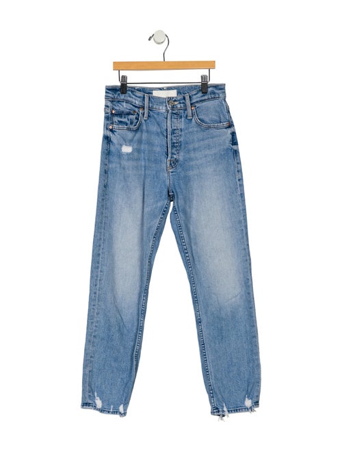 Mother Mid-Rise Skinny Leg Jeans