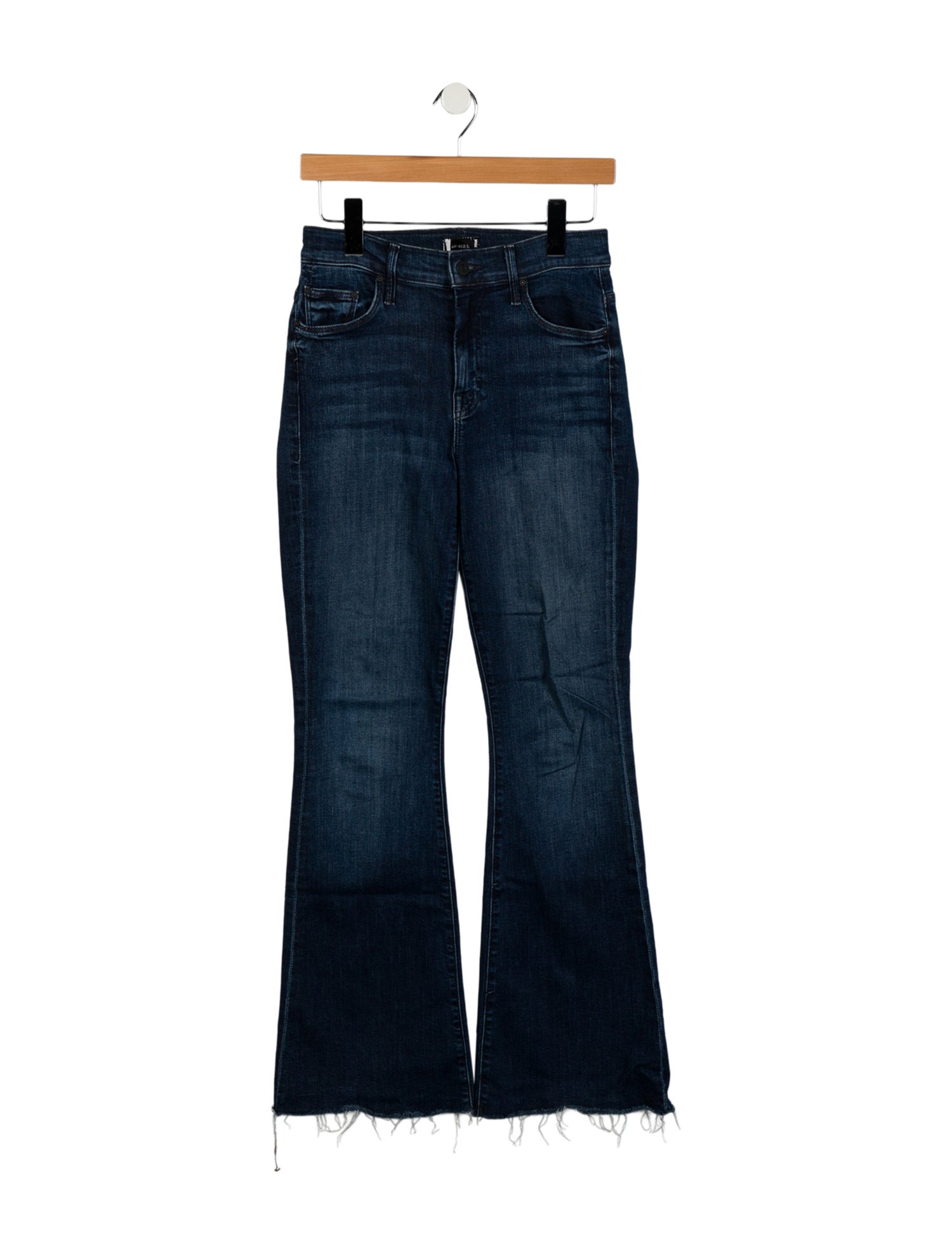 Mother Mid-Rise Wide Leg Jeans