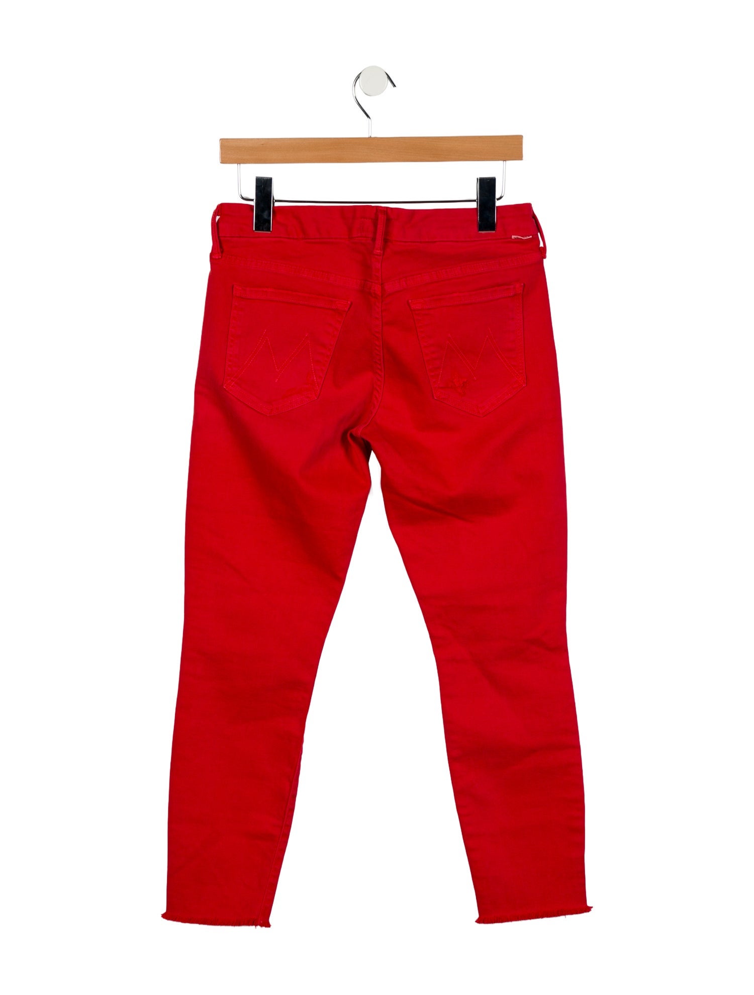 Mother Mid-Rise Skinny Leg Jeans