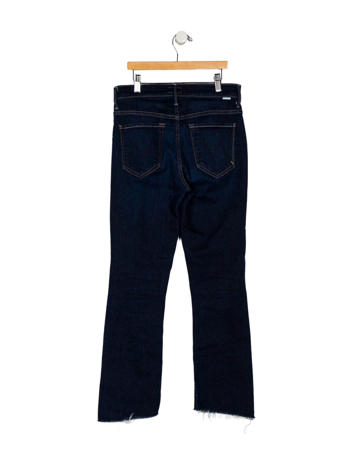 Mother Mid-Rise Straight Leg Jeans