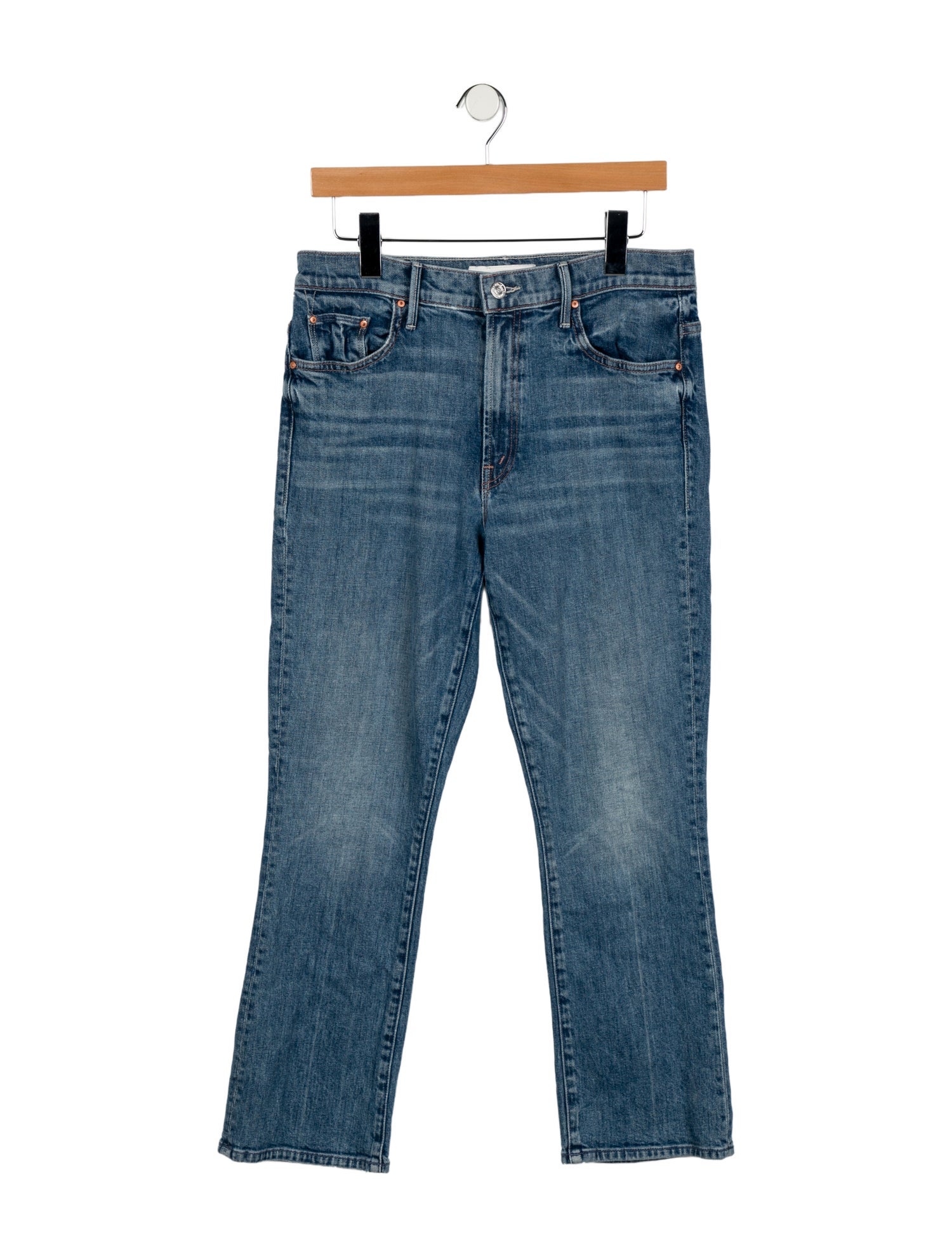 Mother High-Rise Straight Leg Jeans