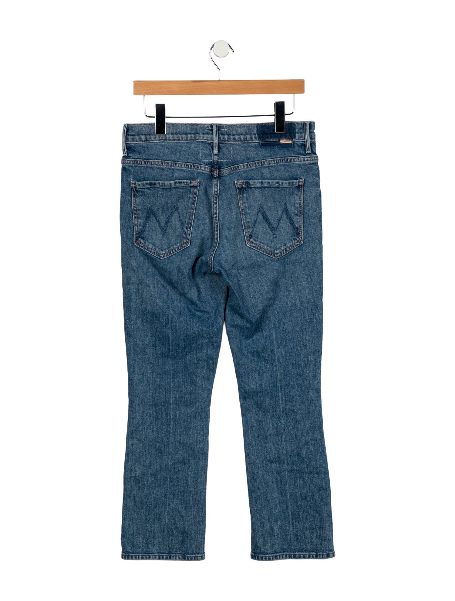 Mother High-Rise Straight Leg Jeans
