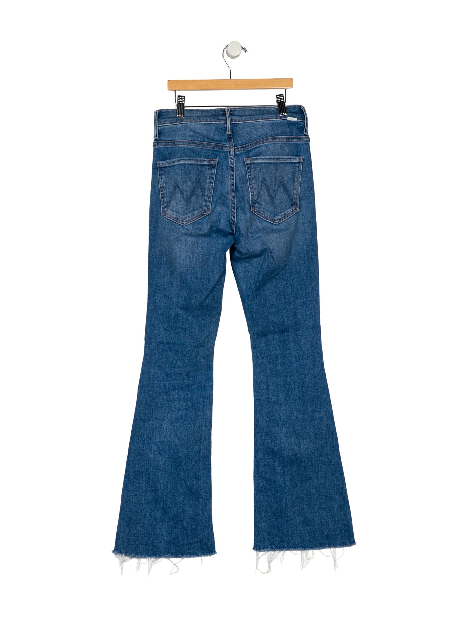 Mother Mid-Rise Wide Leg Jeans