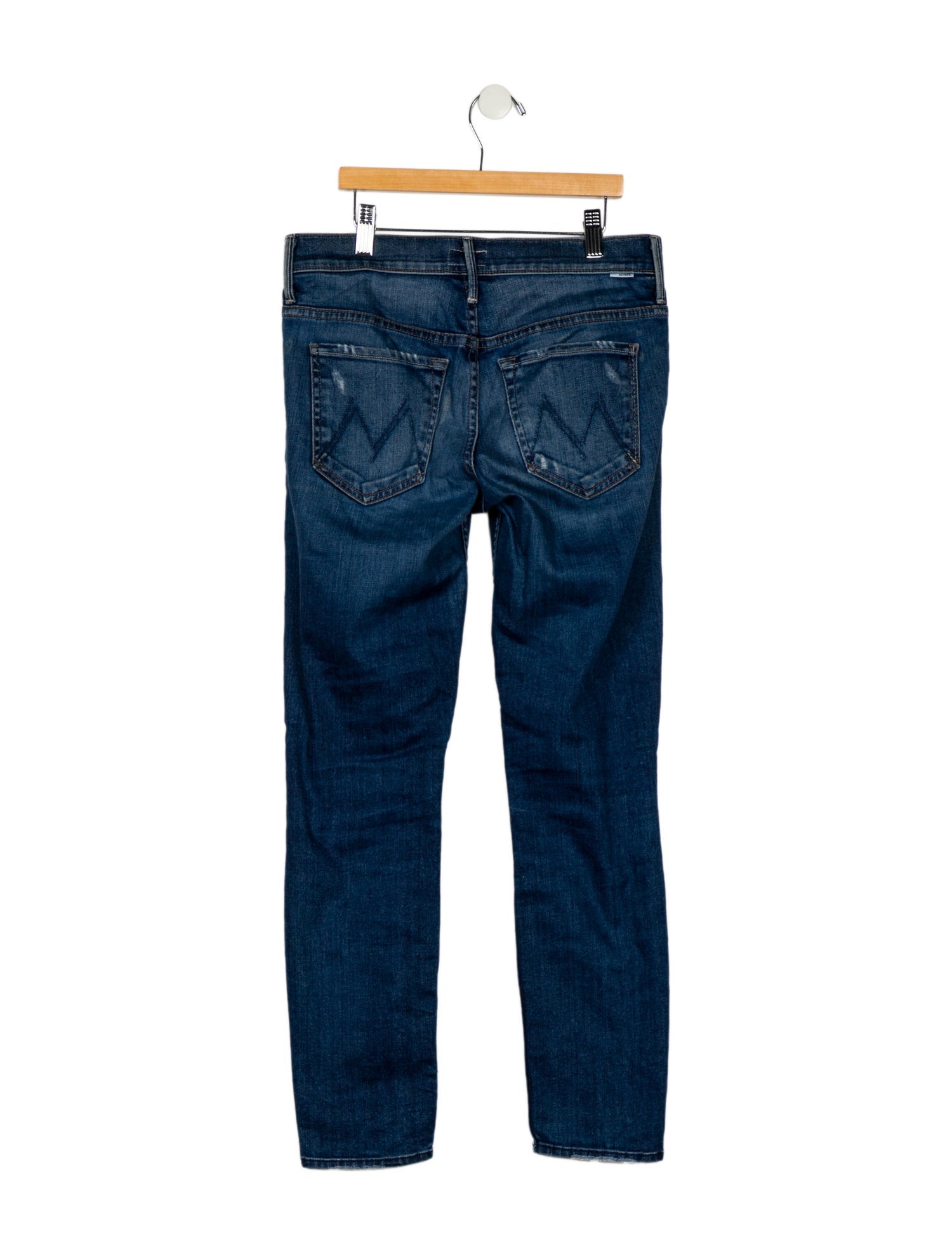 Mother Mid-Rise Skinny Leg Jeans