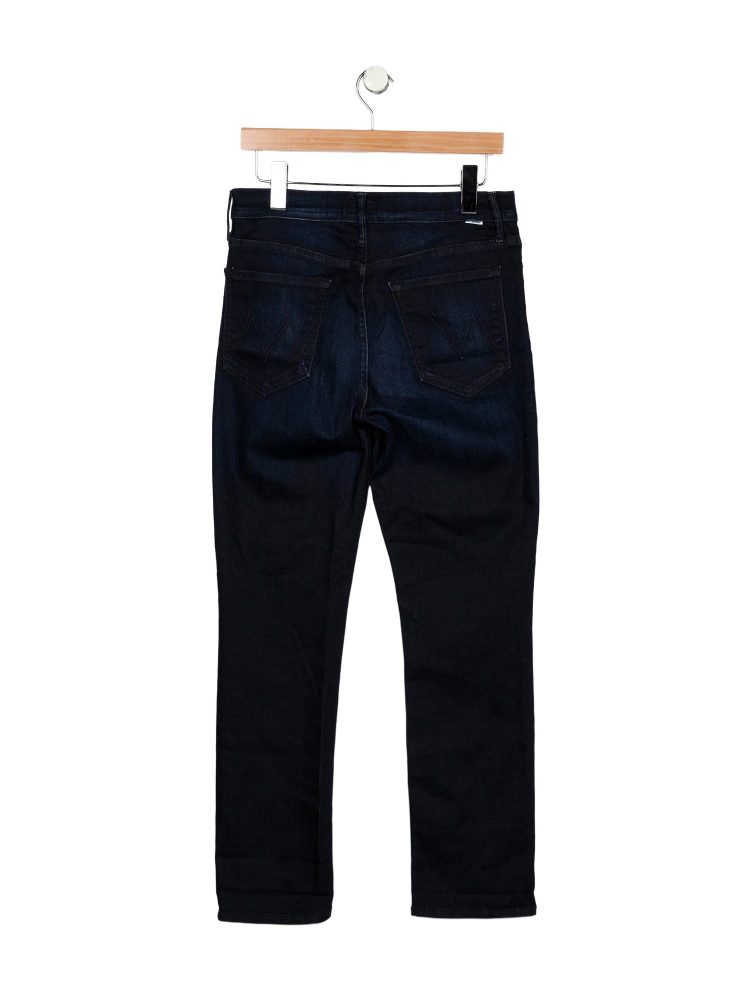 Mother Mid-Rise Straight Leg Jeans
