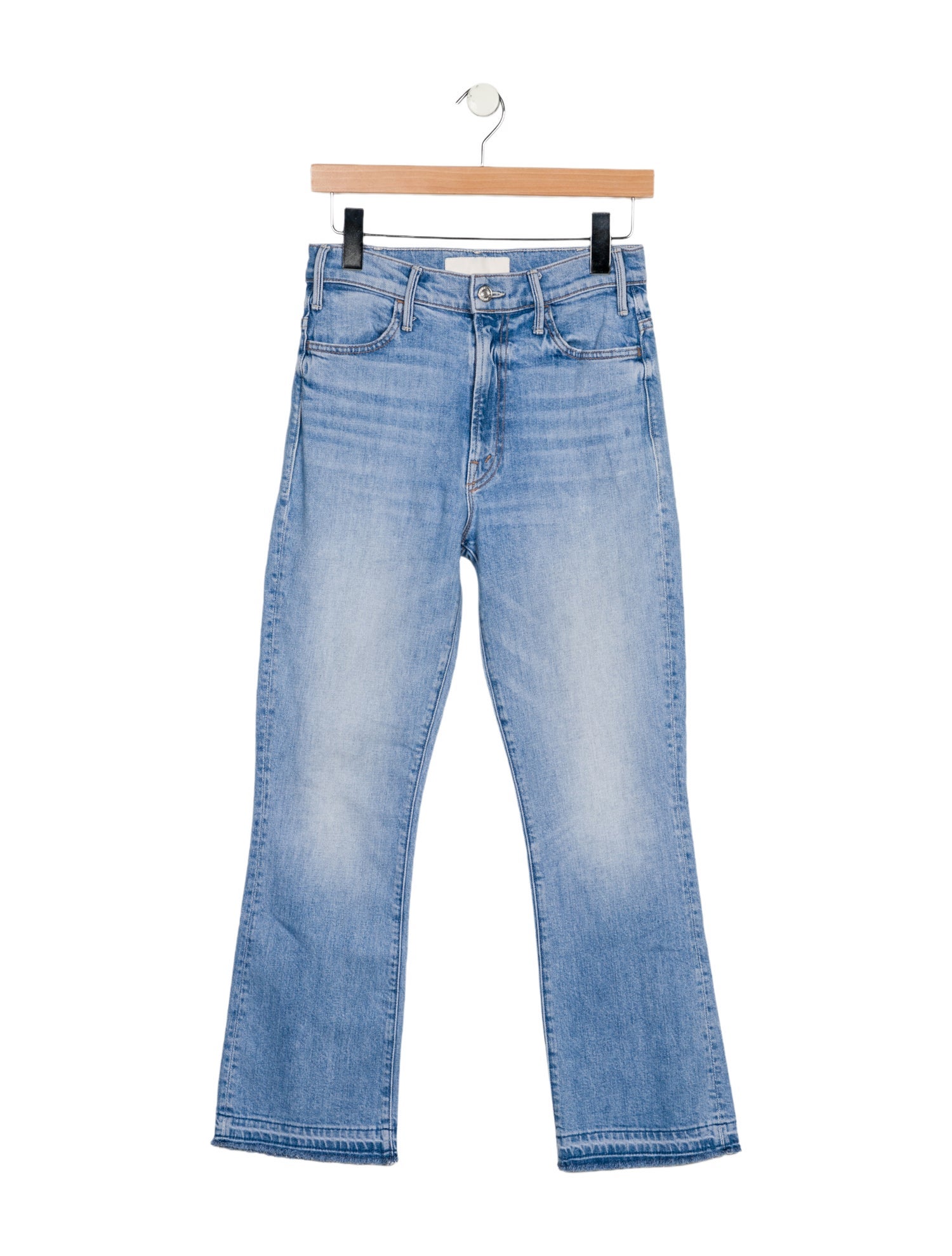 Mother Mid-Rise Straight Leg Jeans