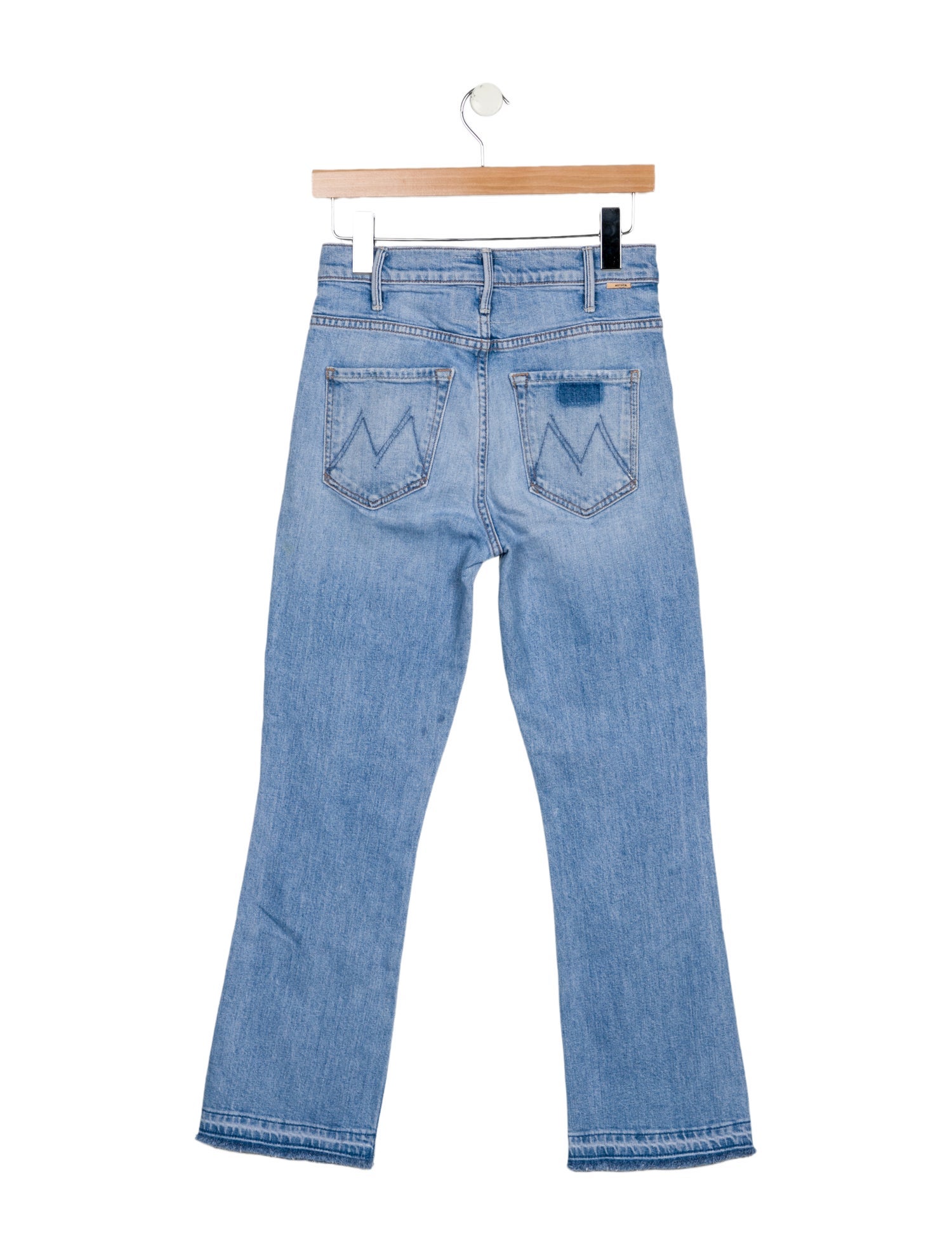Mother Mid-Rise Straight Leg Jeans