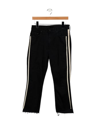 Mother Mid-Rise Straight Leg Jeans