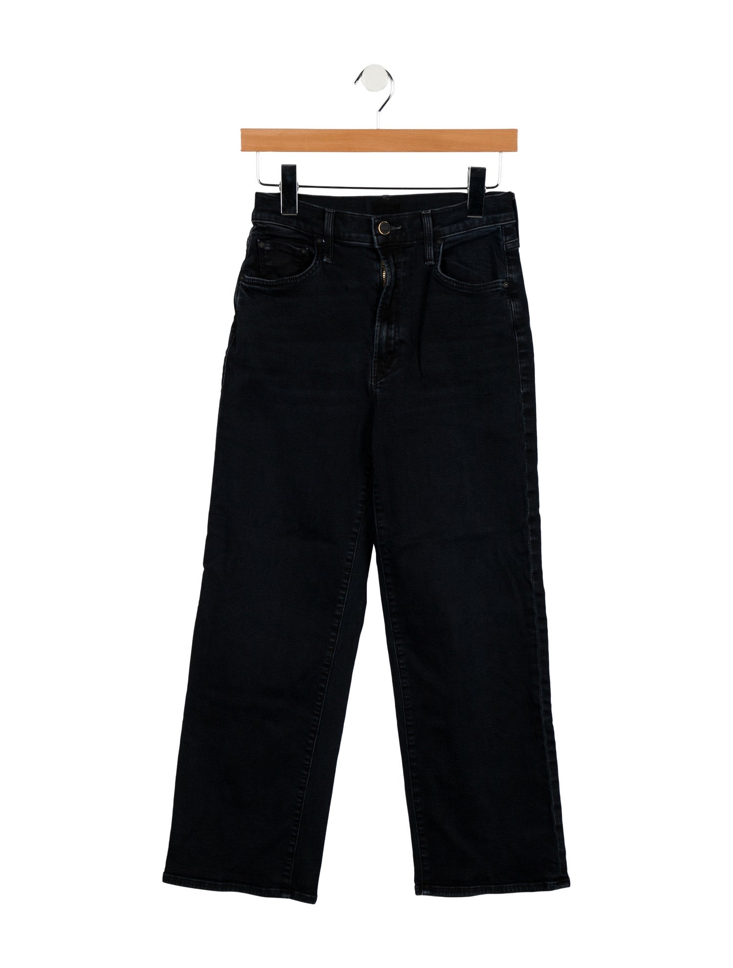 Mother Mid-Rise Straight Leg Jeans