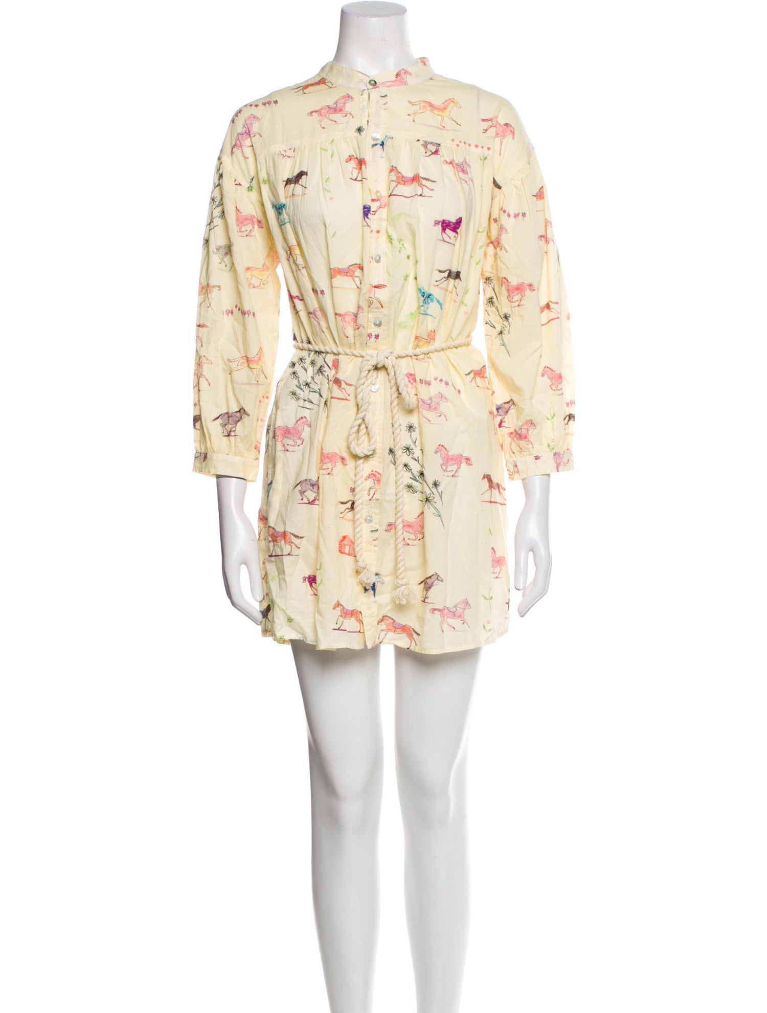 Mother Floral Print Mini Dress