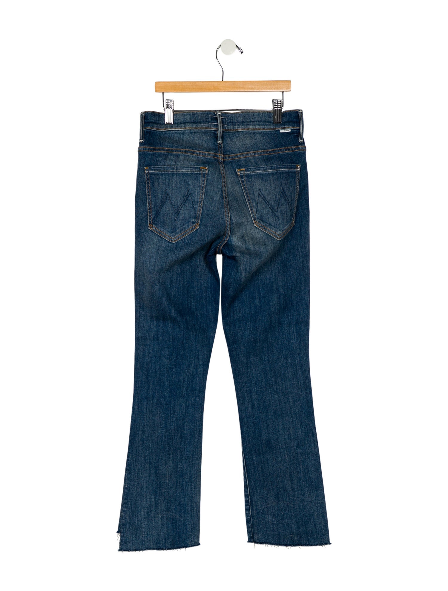 Mother Mid-Rise Straight Leg Jeans