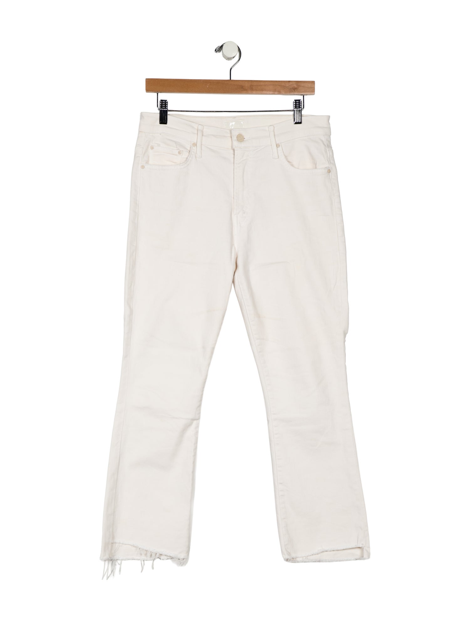 Mother Mid-Rise Straight Leg Jeans