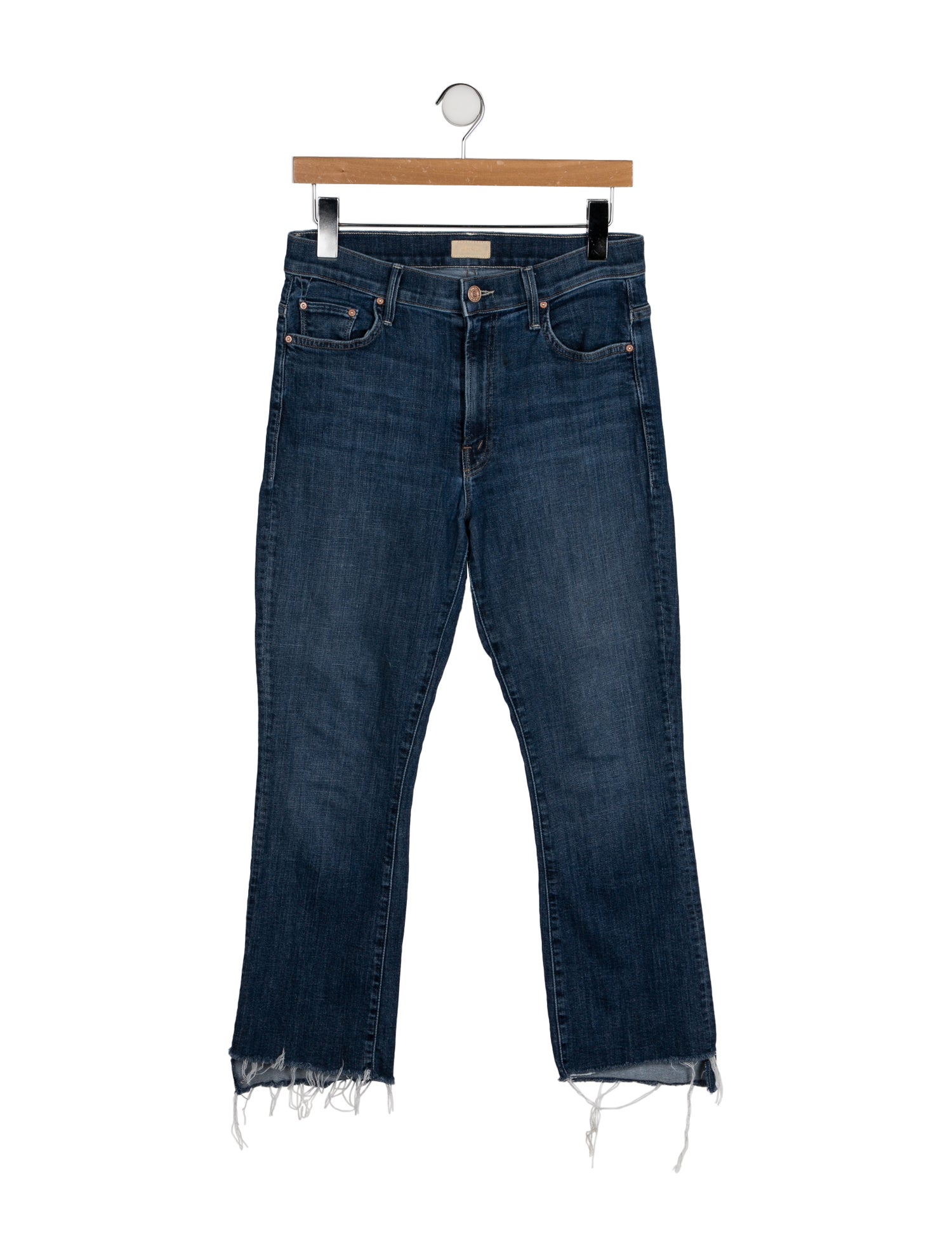 Mother Mid-Rise Straight Leg Jeans