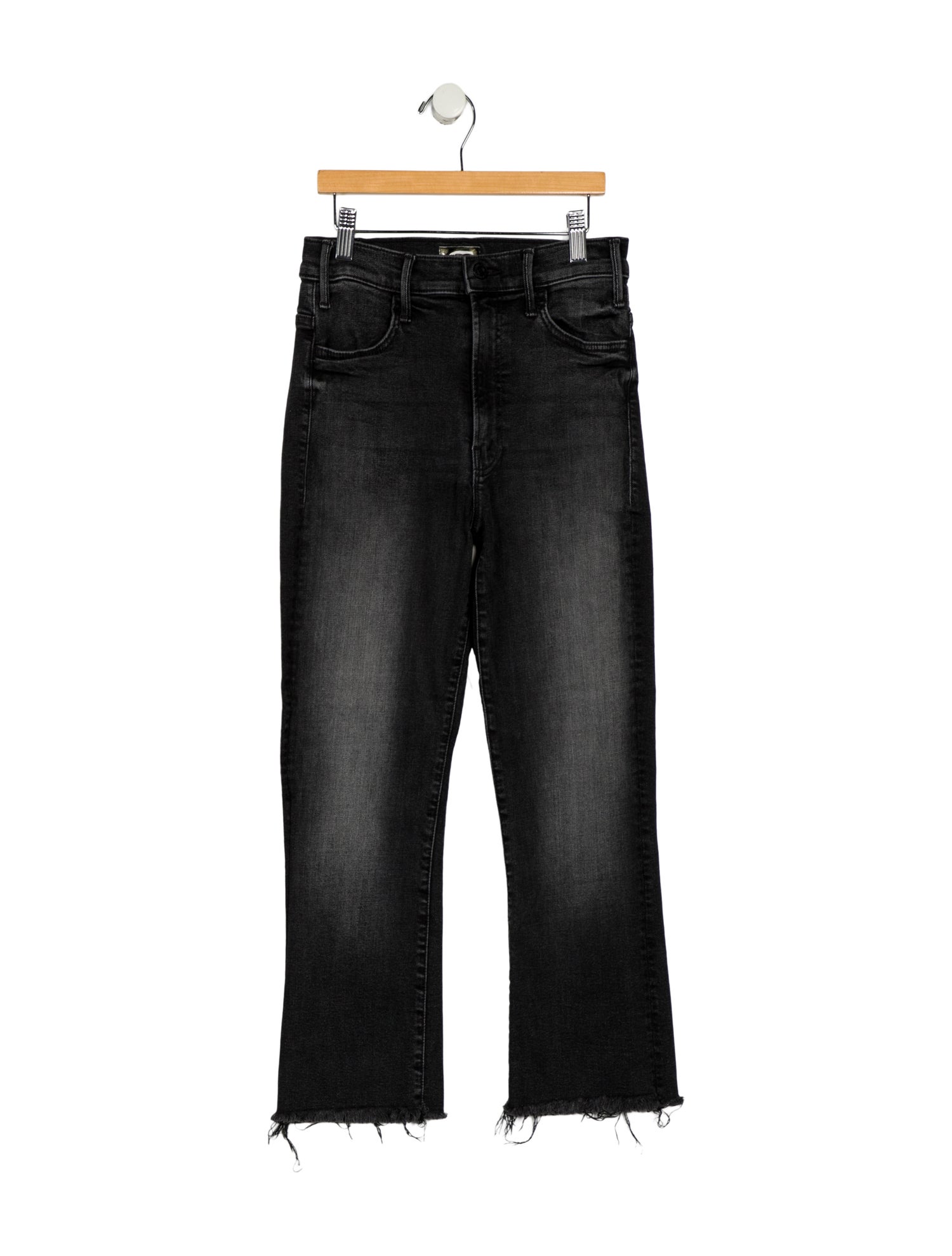 Mother Mid-Rise Straight Leg Jeans