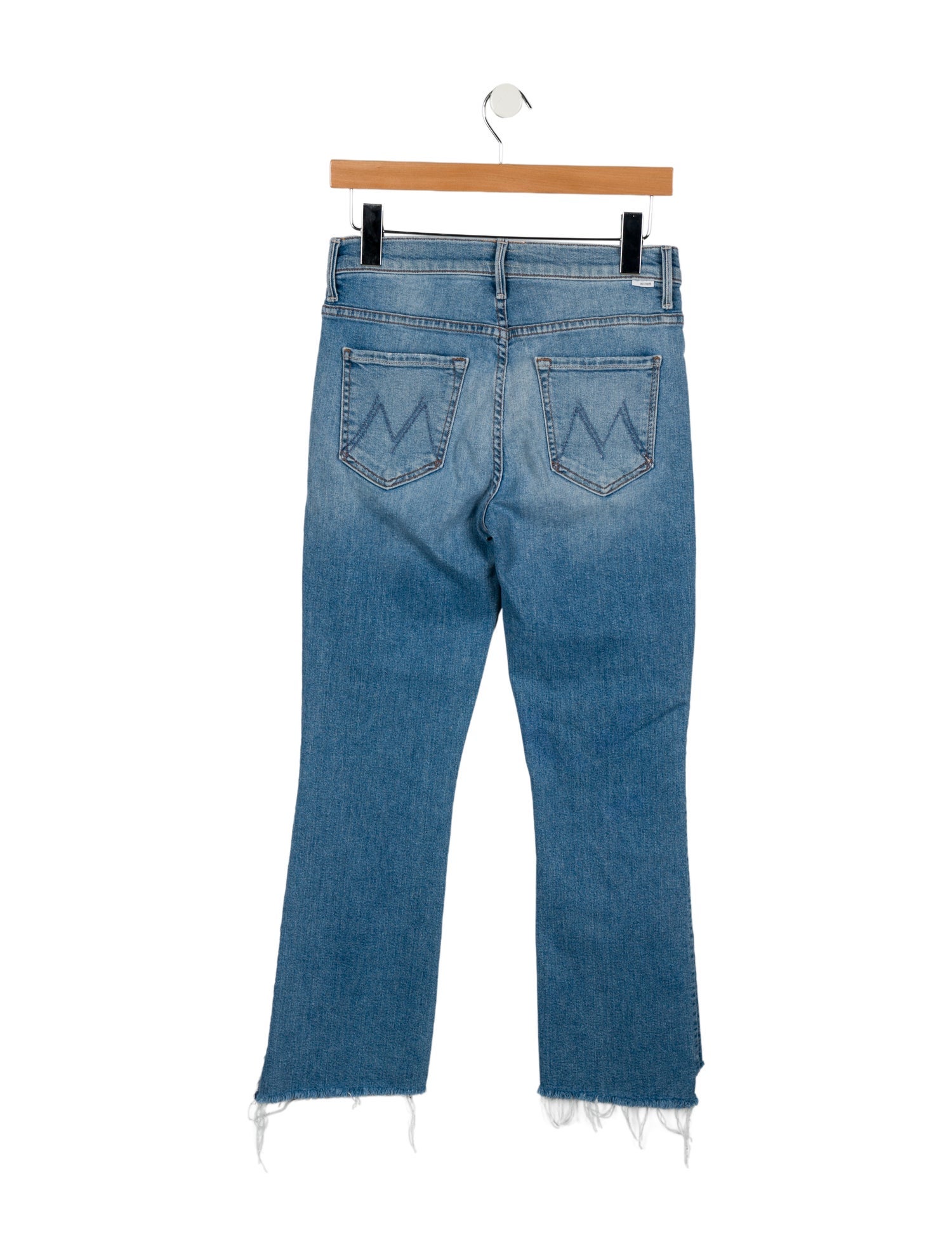 Mother Mid-Rise Straight Leg Jeans