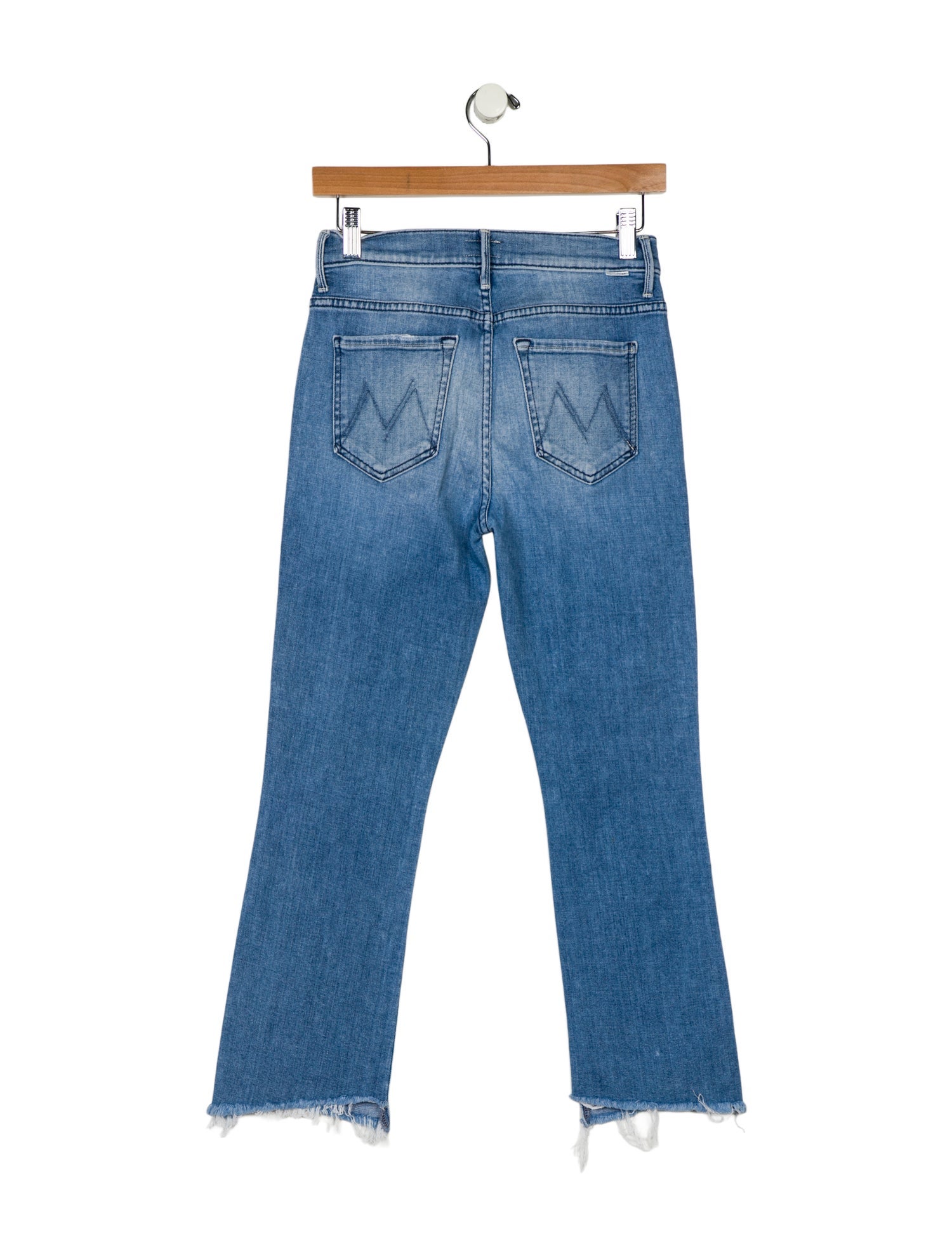 Mother Mid-Rise Straight Leg Jeans