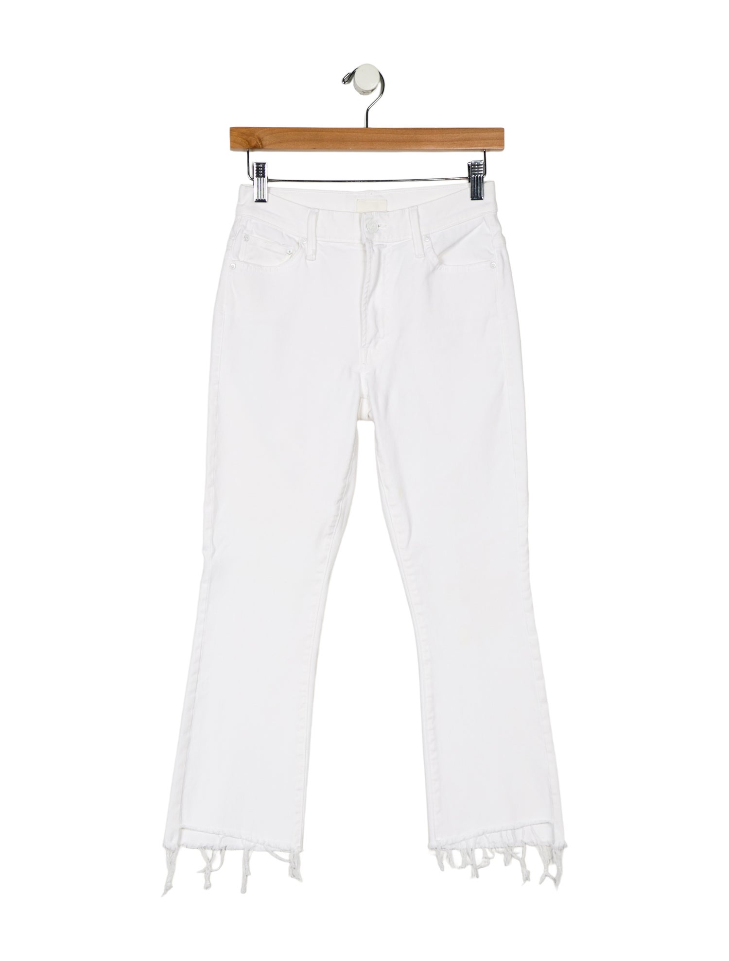 Mother Mid-Rise Straight Leg Jeans