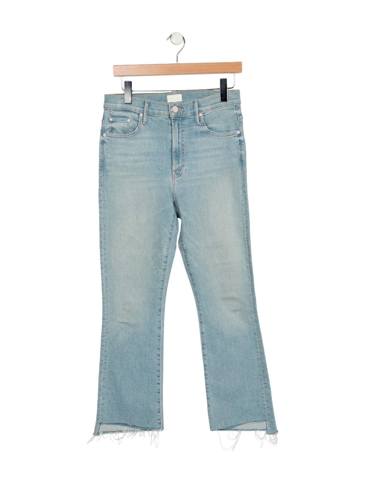 Mother Mid-Rise Straight Leg Jeans