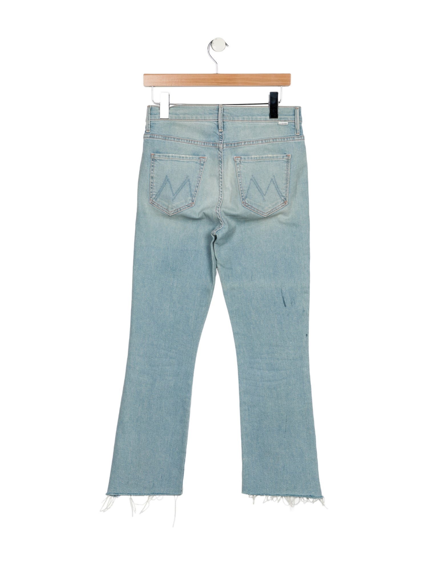 Mother Mid-Rise Straight Leg Jeans
