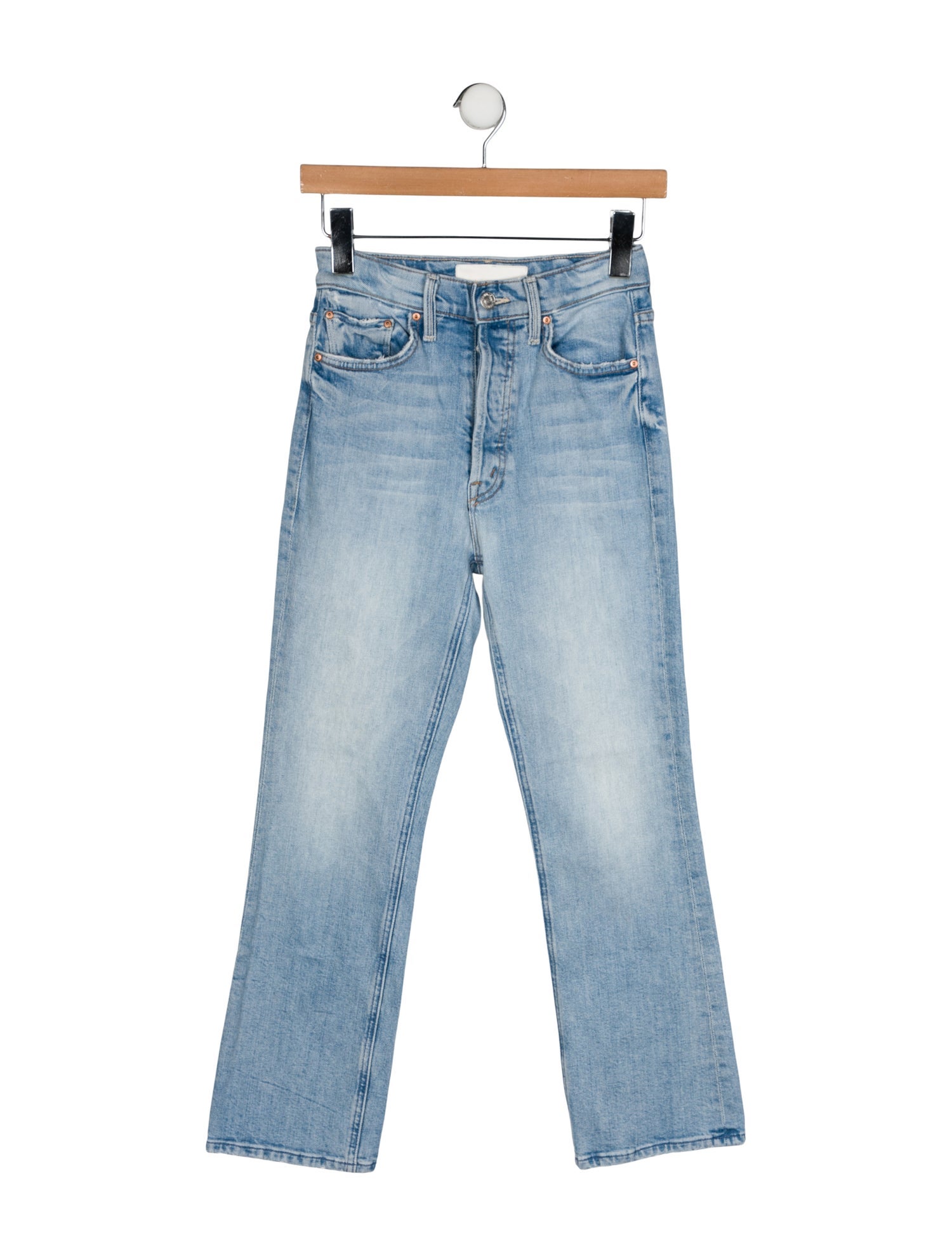 Mother High-Rise Straight Leg Jeans