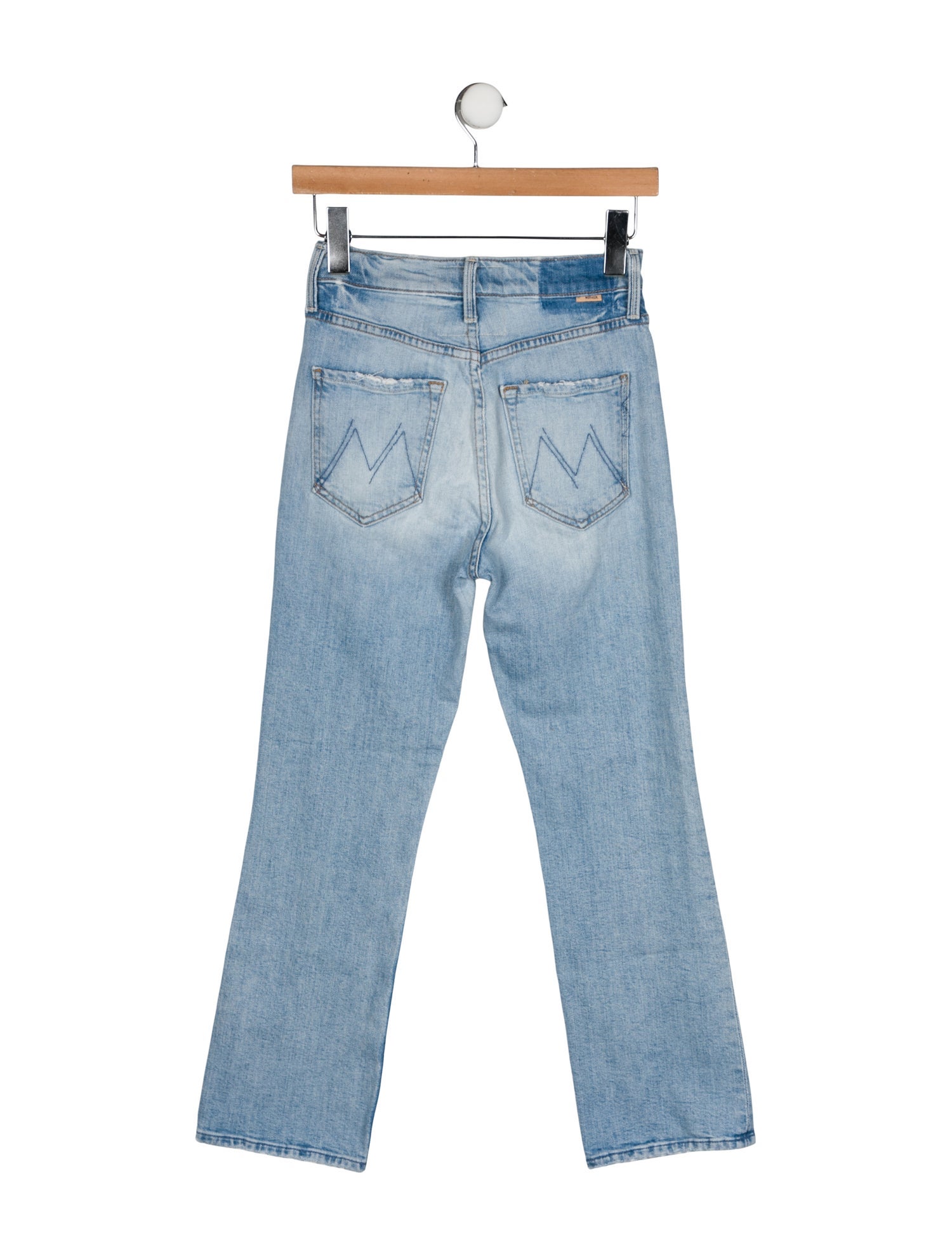 Mother High-Rise Straight Leg Jeans