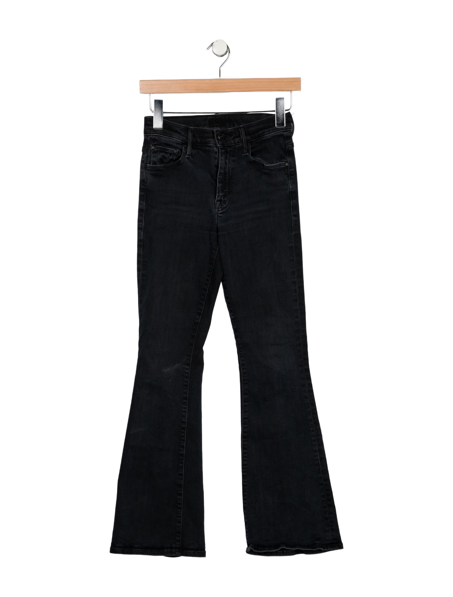 Mother Mid-Rise Wide Leg Jeans