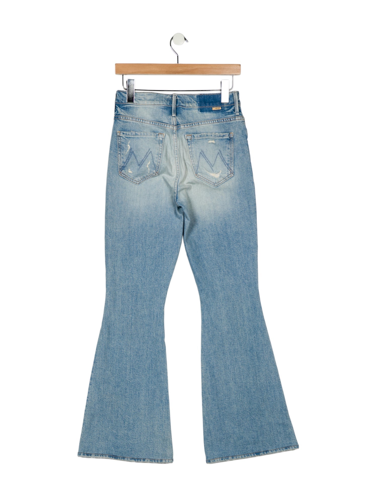Mother Mid-Rise Wide Leg Jeans