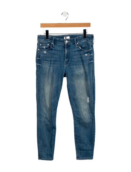 Mother Mid-Rise Skinny Leg Jeans