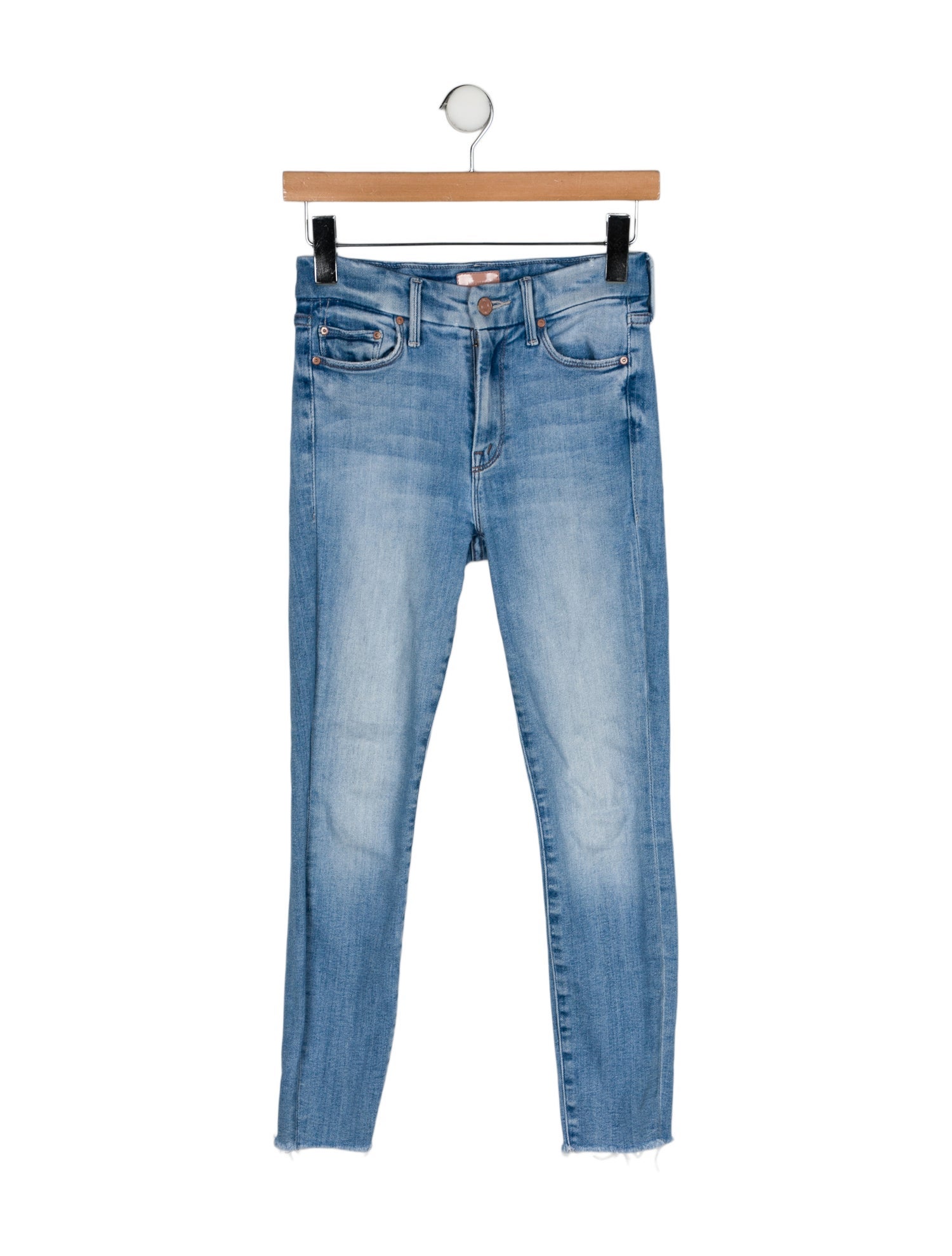 Mother Mid-Rise Skinny Leg Jeans