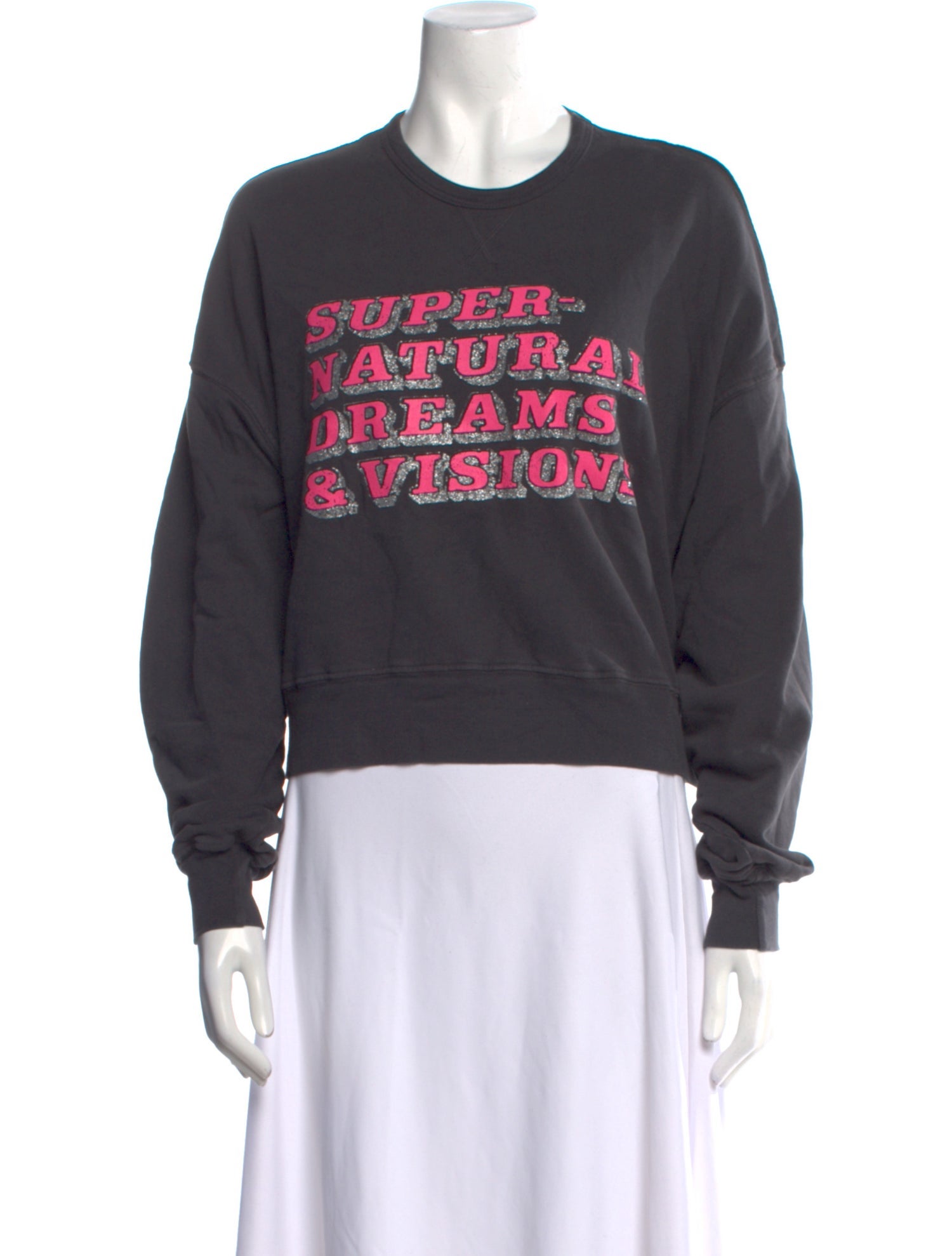 Mother Graphic Print Crew Neck Sweatshirt