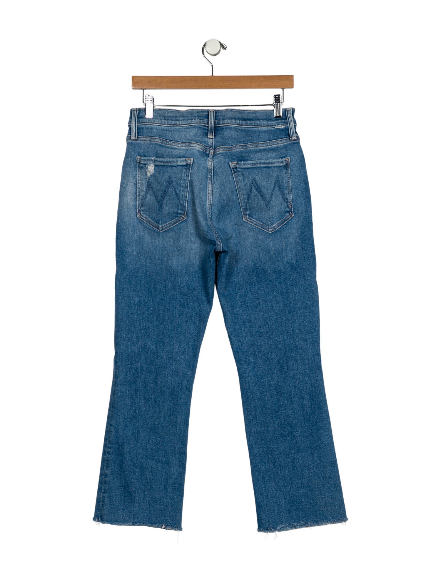 Mother Mid-Rise Straight Leg Jeans
