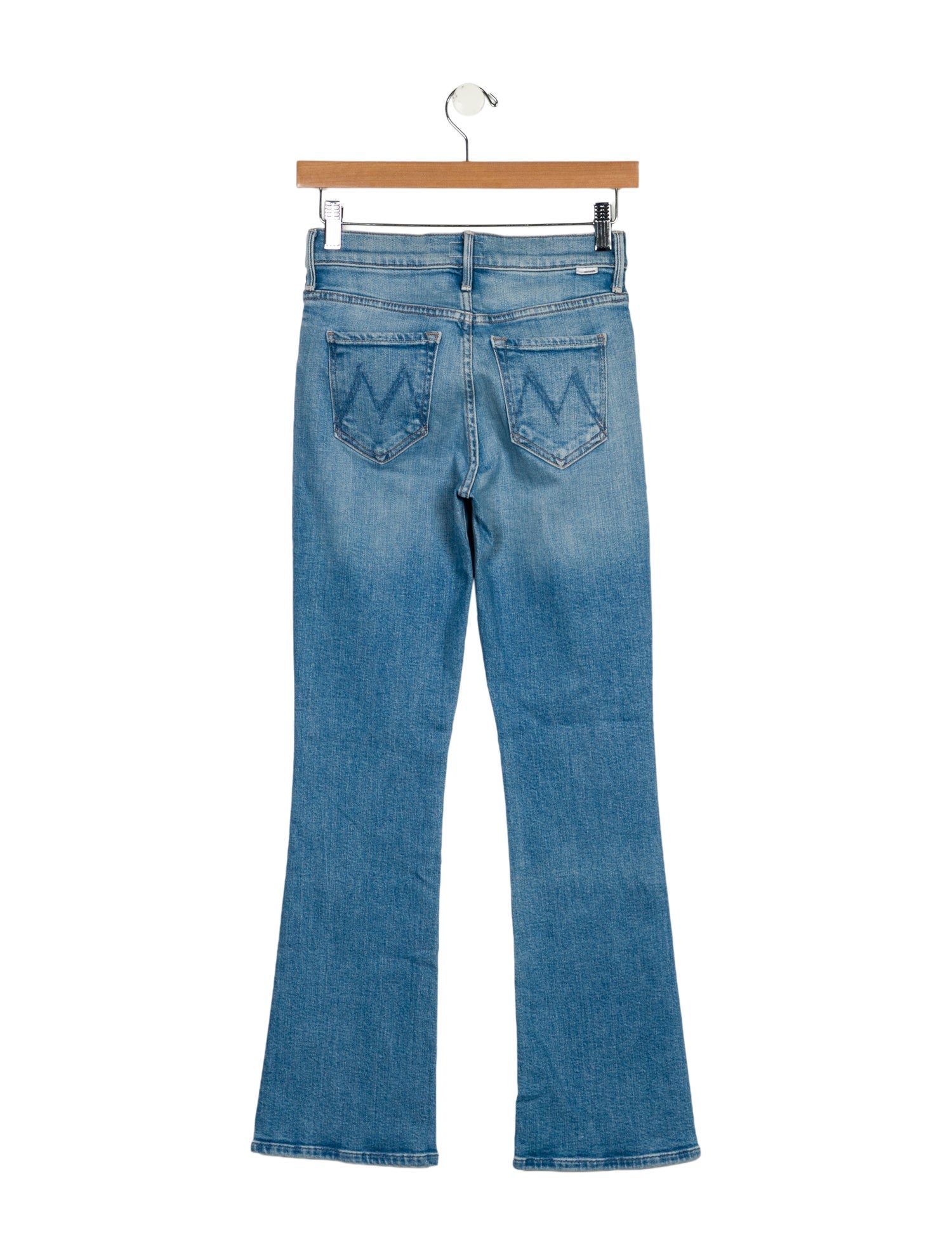 Mother Mid-Rise Straight Leg Jeans