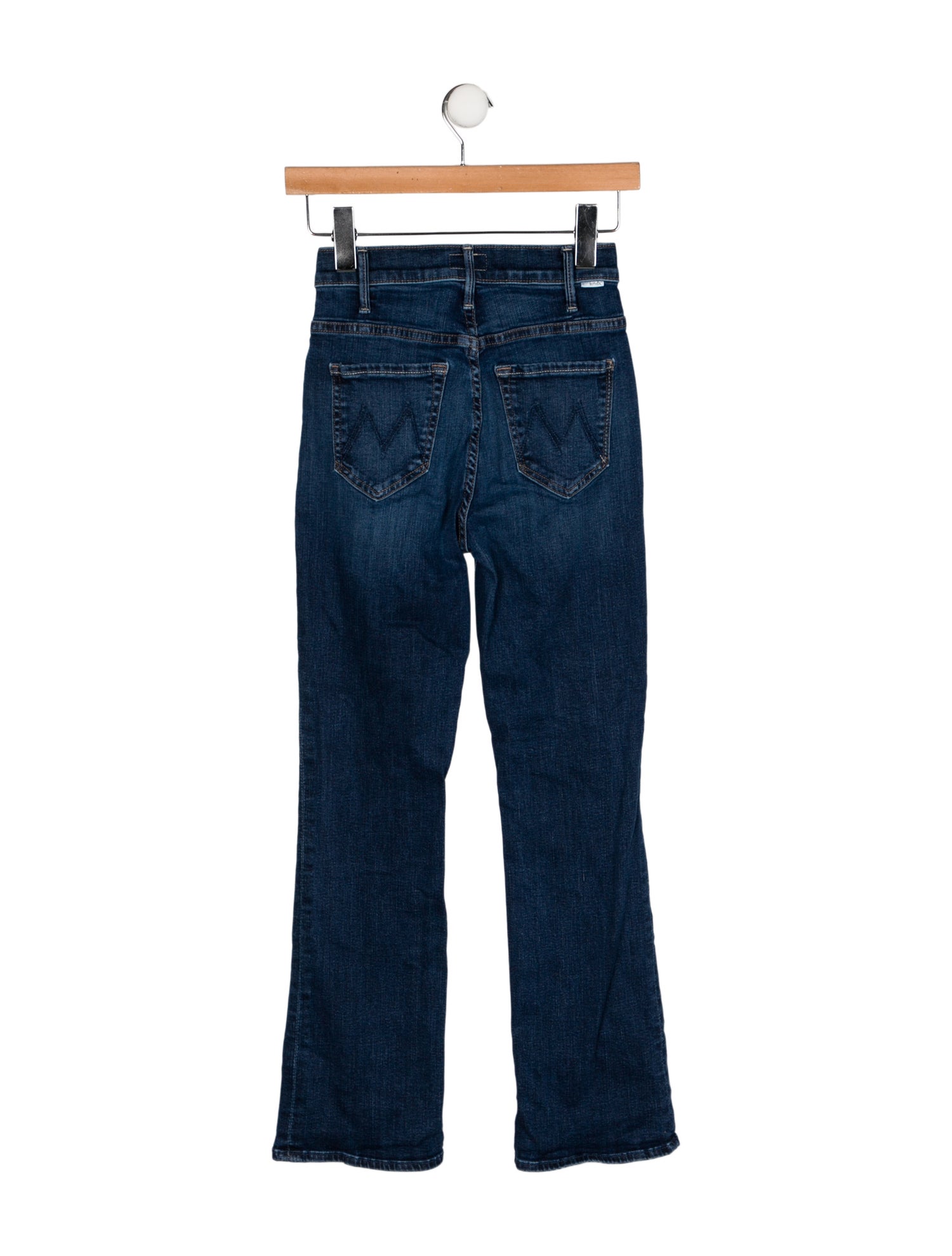 Mother Mid-Rise Straight Leg Jeans