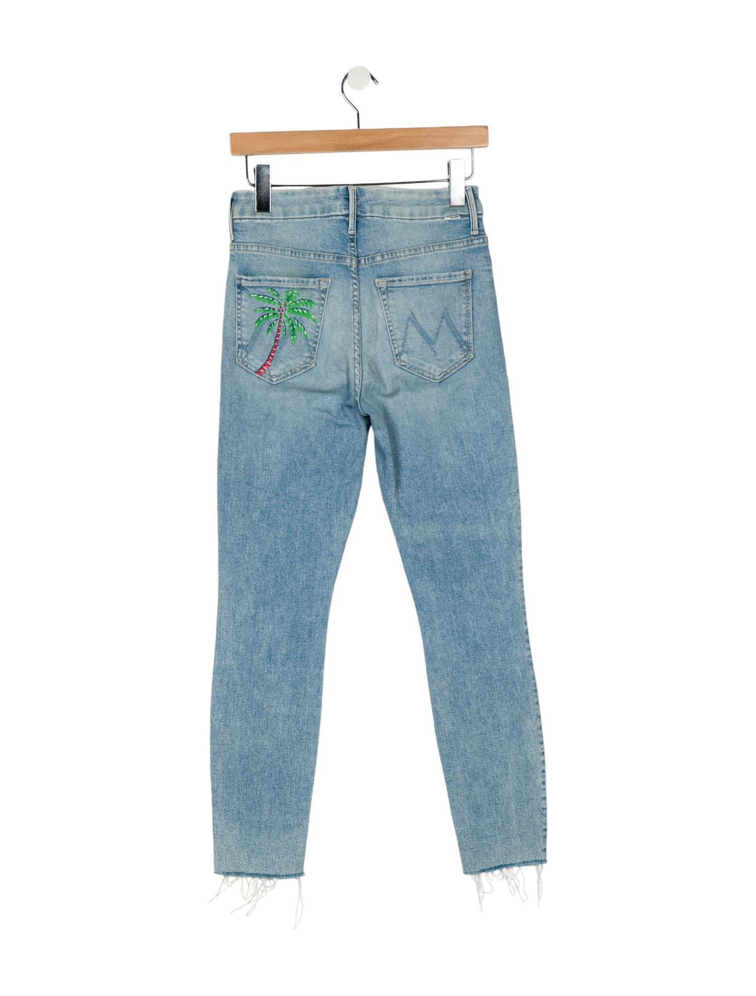 Mother Mid-Rise Skinny Leg Jeans