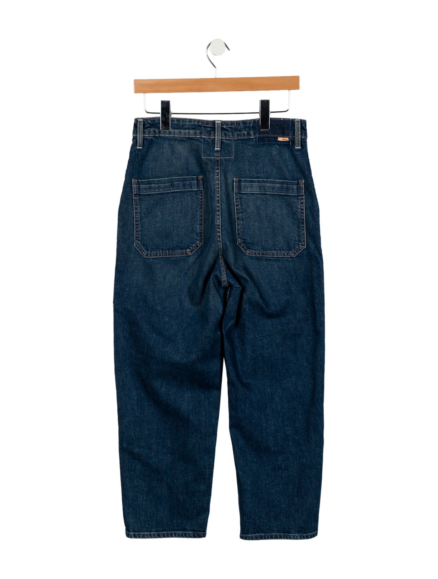 Mother High-Rise Straight Leg Jeans