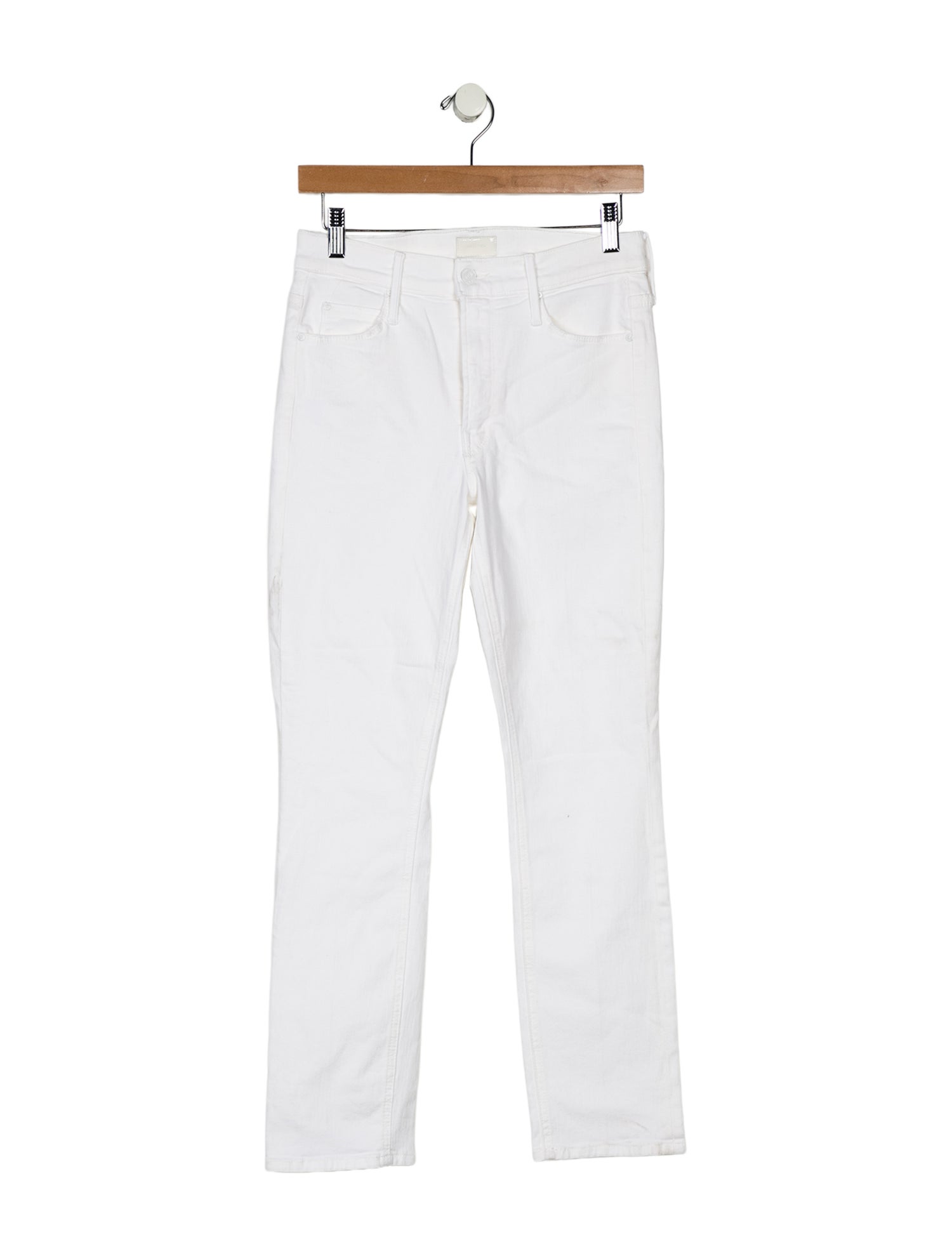 Mother Mid-Rise Straight Leg Jeans