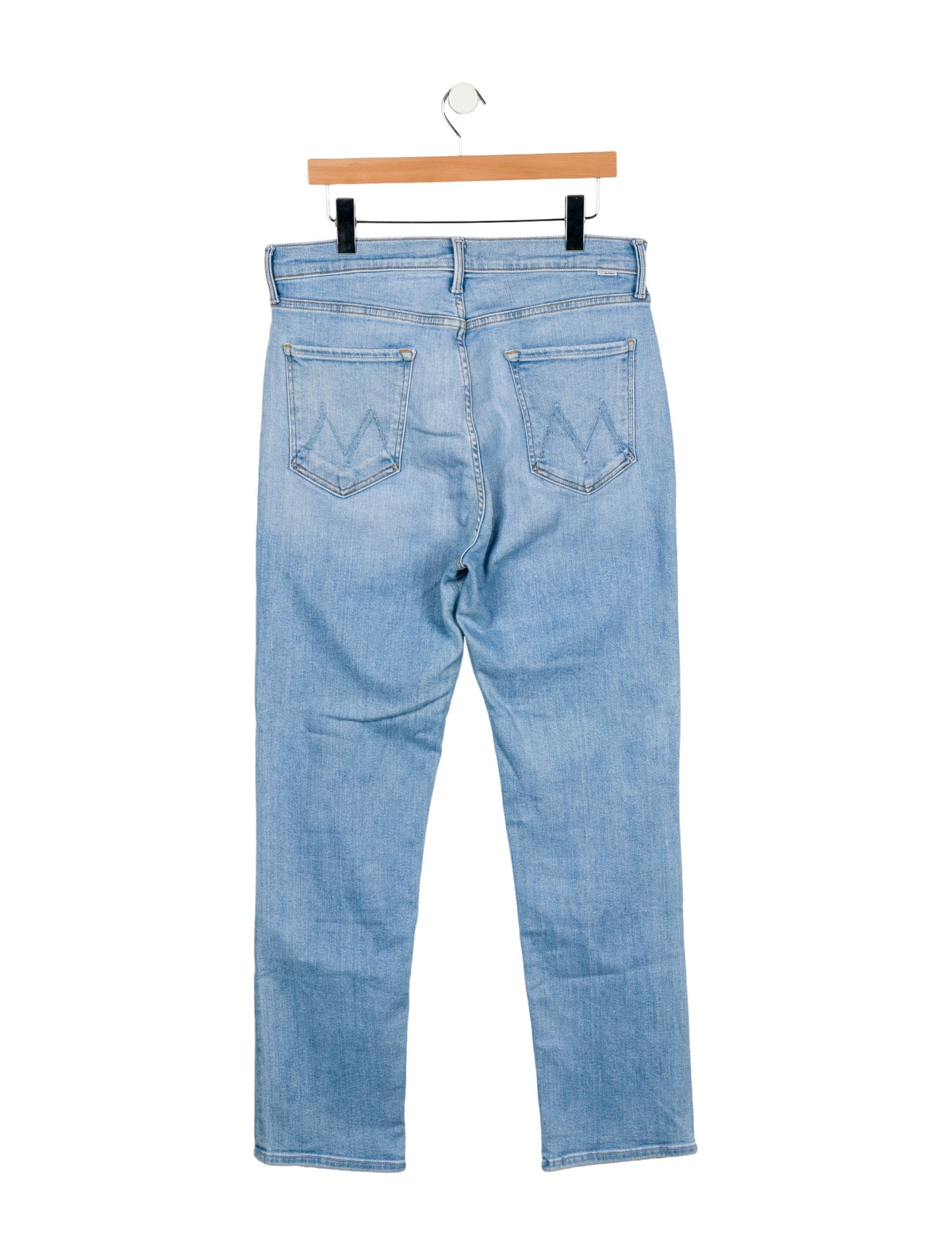 Mother High-Rise Straight Leg Jeans
