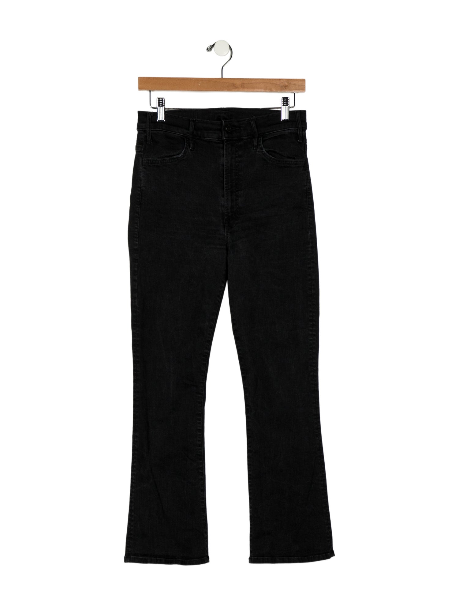 Mother Mid-Rise Straight Leg Jeans
