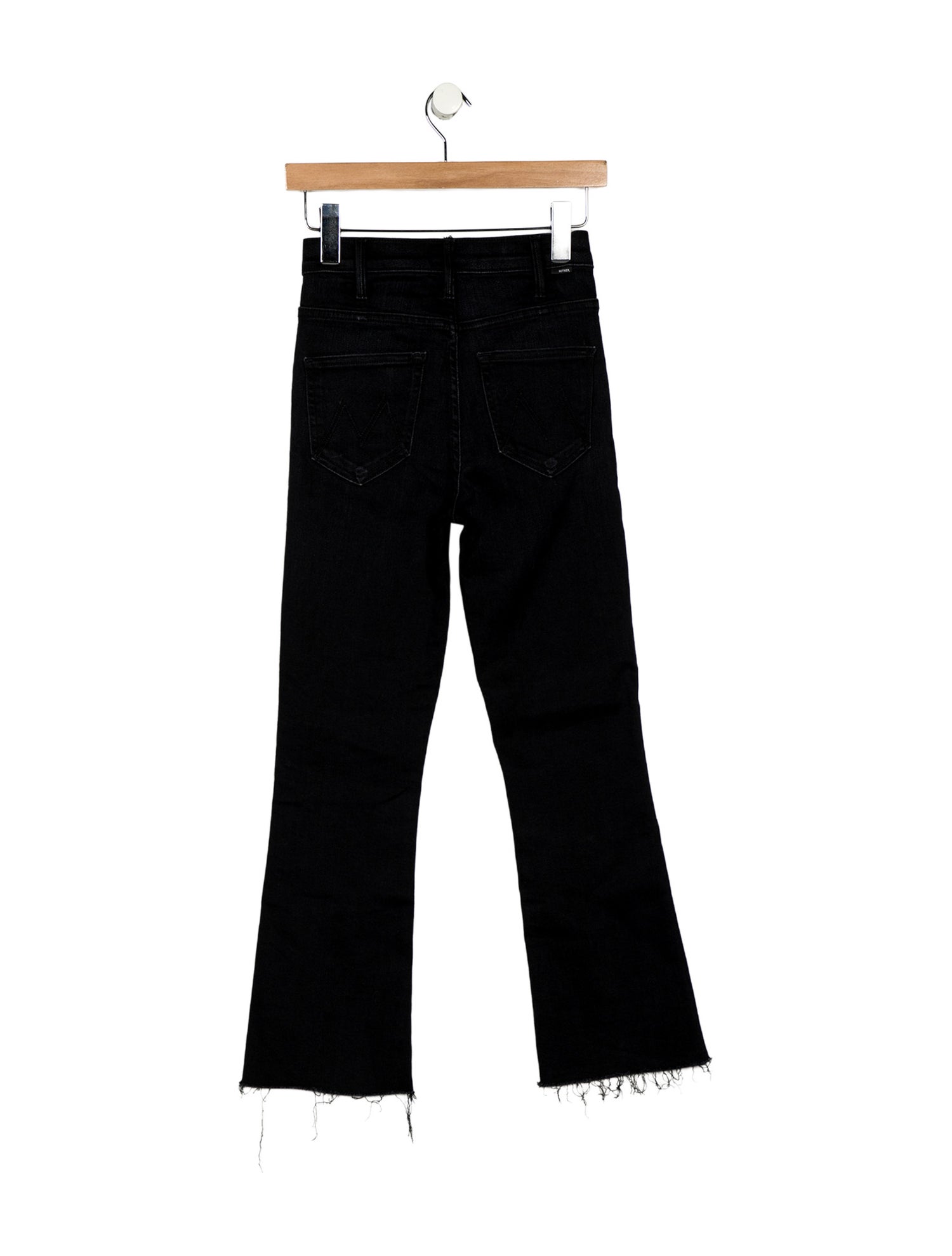 Mother Hustler Ankle Fray Straight Leg Jeans