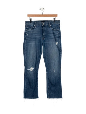 Mother Mid-Rise Straight Leg Jeans