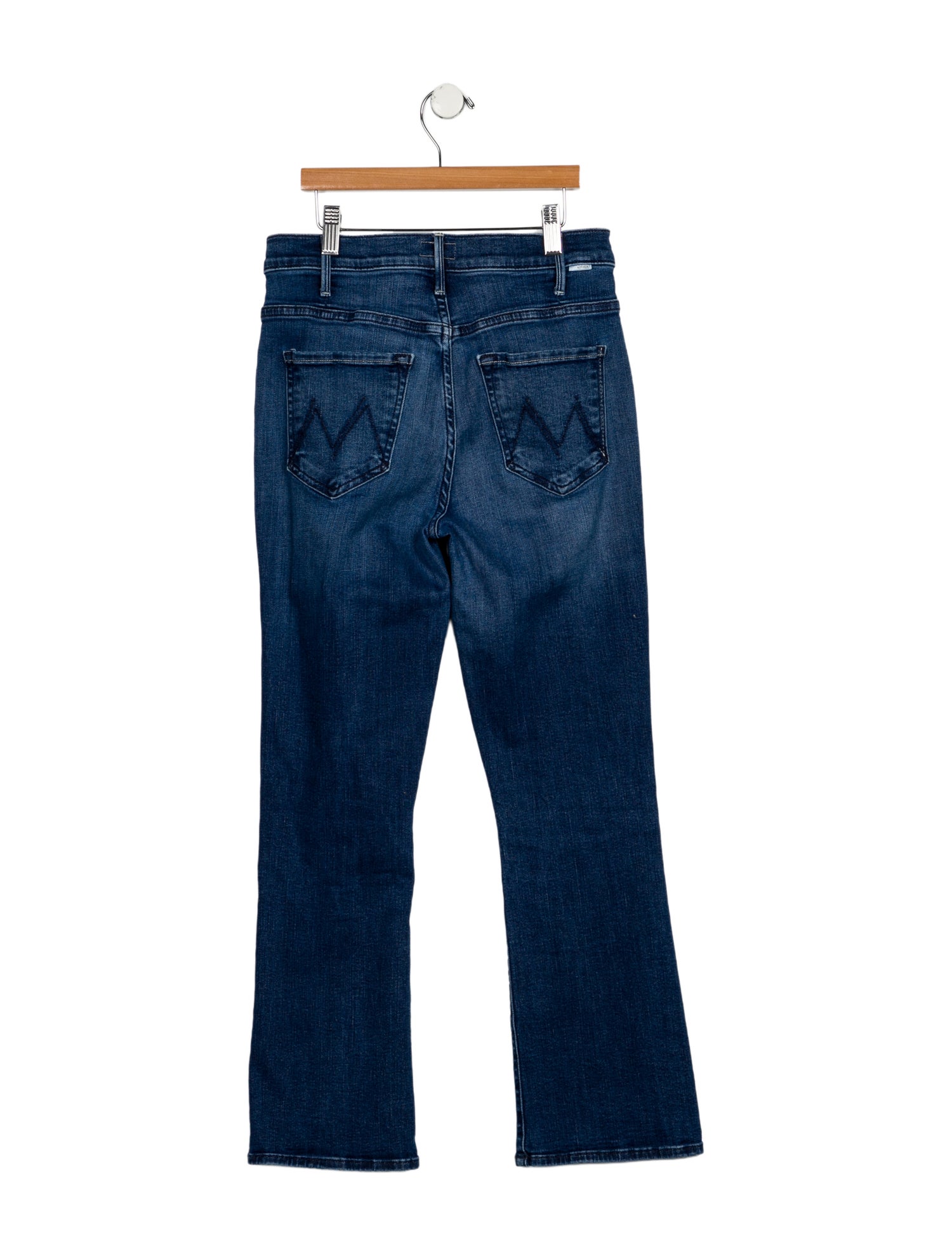 Mother Mid-Rise Straight Leg Jeans