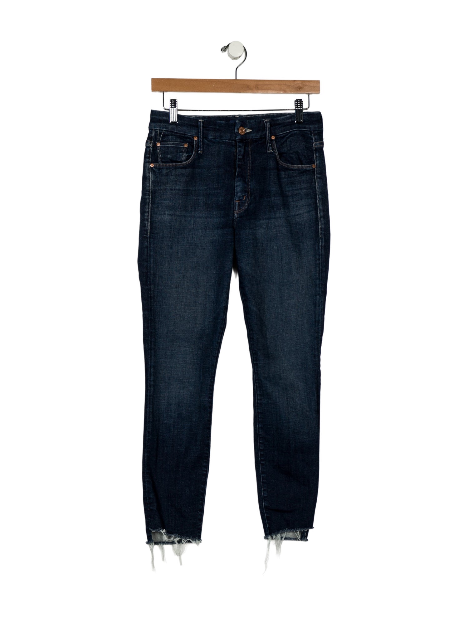 Mother Mid-Rise Skinny Leg Jeans