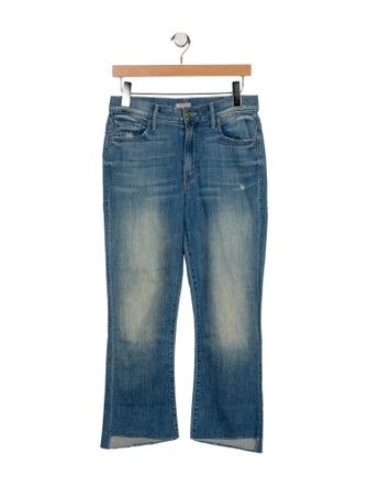 Mother Mid-Rise Straight Leg Jeans