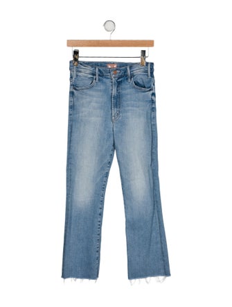 Mother Mid-Rise Straight Leg Jeans
